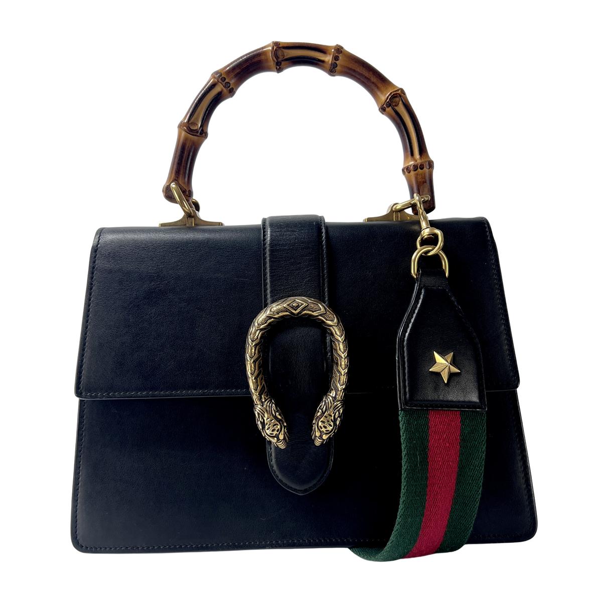 Sac à main GUCCI Dionysus cuir noir