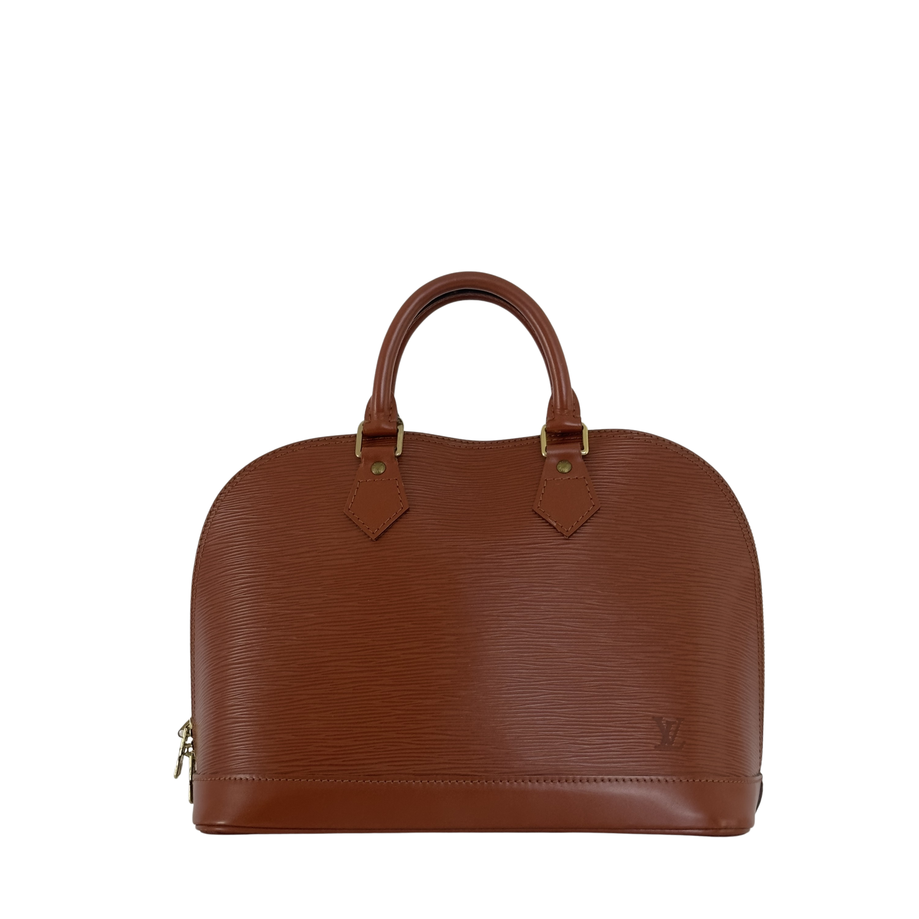 Sac à main LOUIS VUITTON Alma MM cuir épi marron