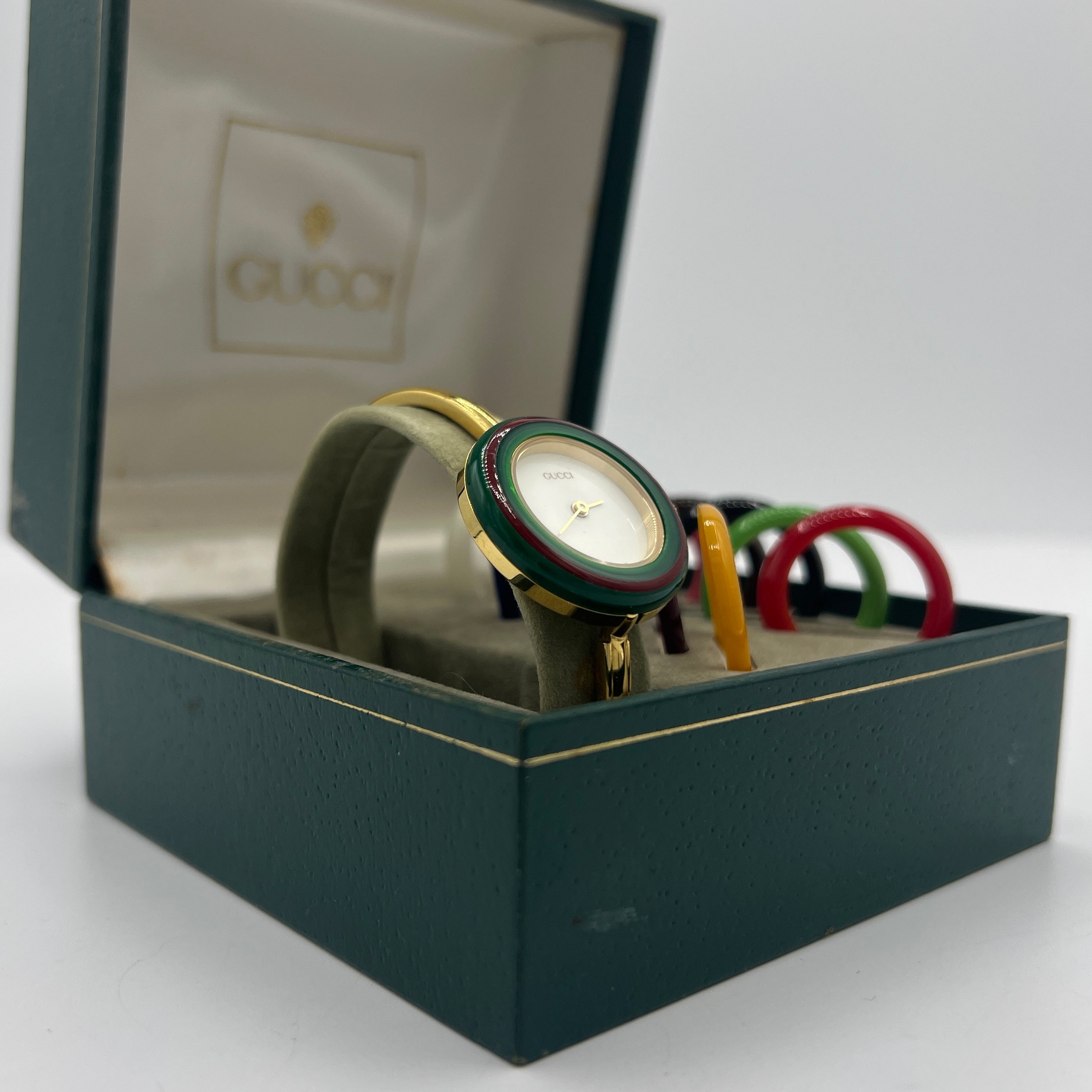 GUCCI 11/12.2 Gold Plated Watch Gold