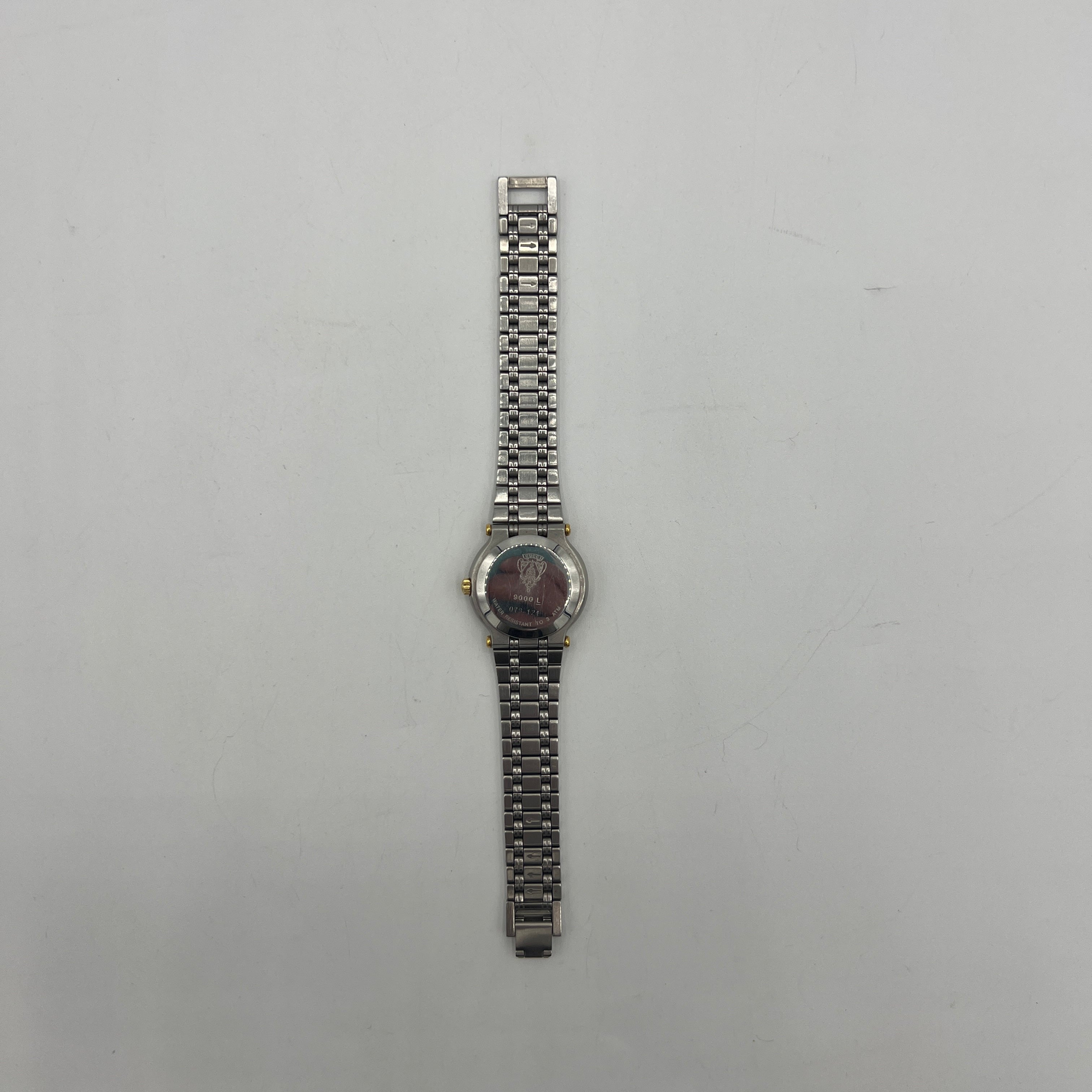 Montre GUCCI 9000 L acier Bicolore
