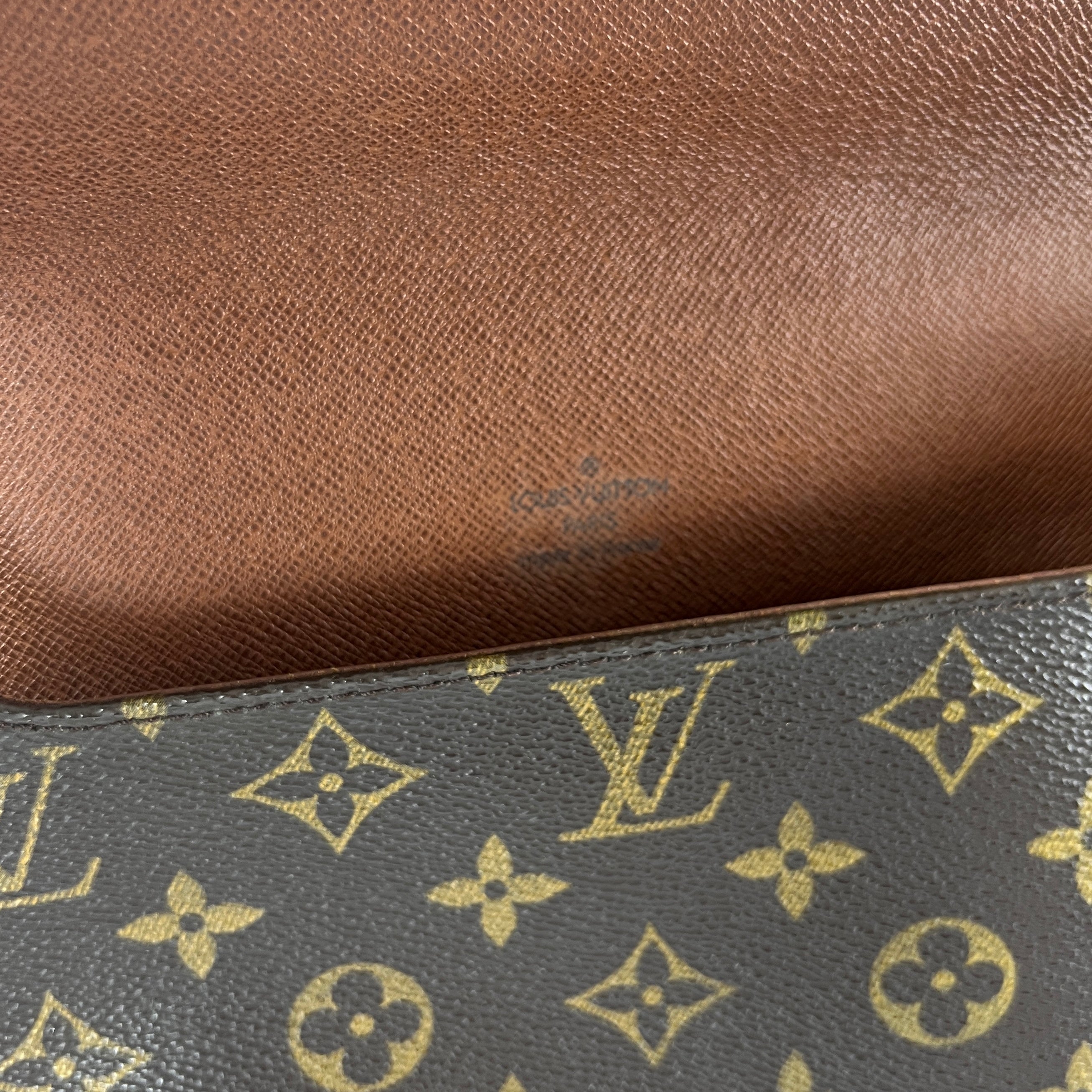 Sac à main LOUIS VUITTON Musette toile et cuir marron