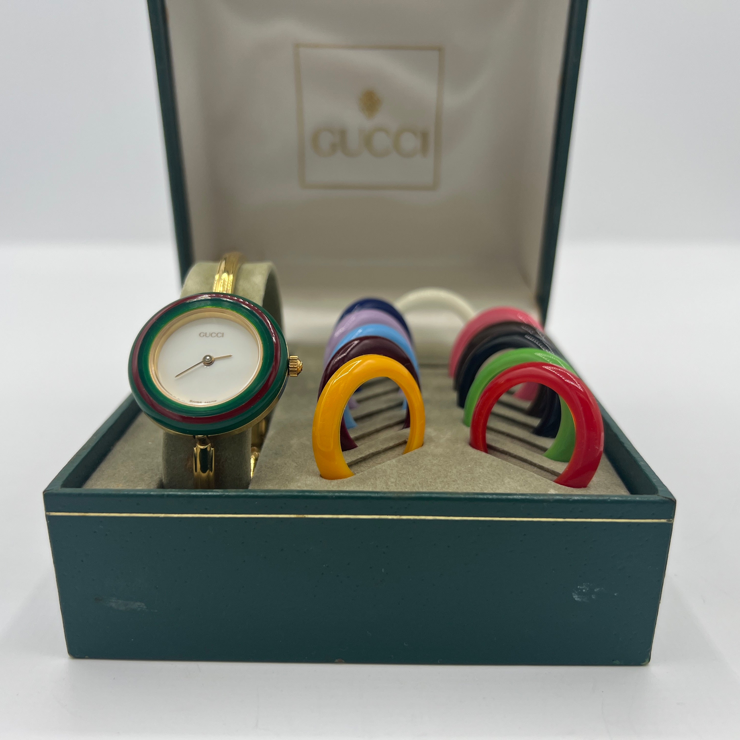 GUCCI 11/12.2 Gold Plated Watch Gold