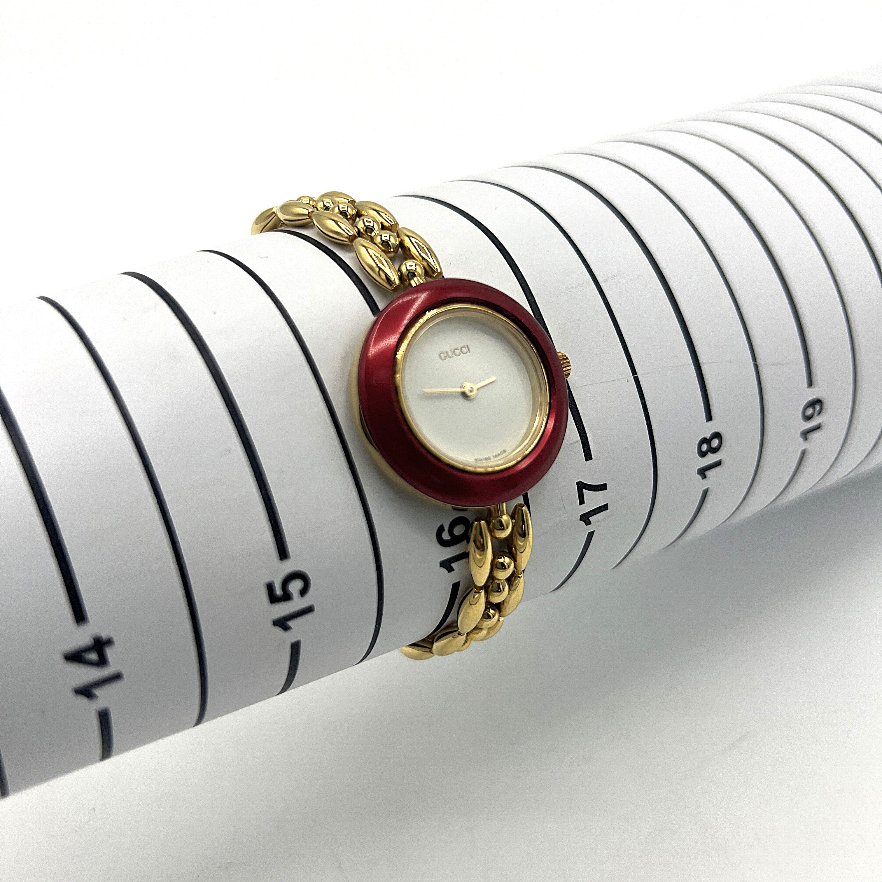 GUCCI 11/12.2 Gold Plated Watch Gold