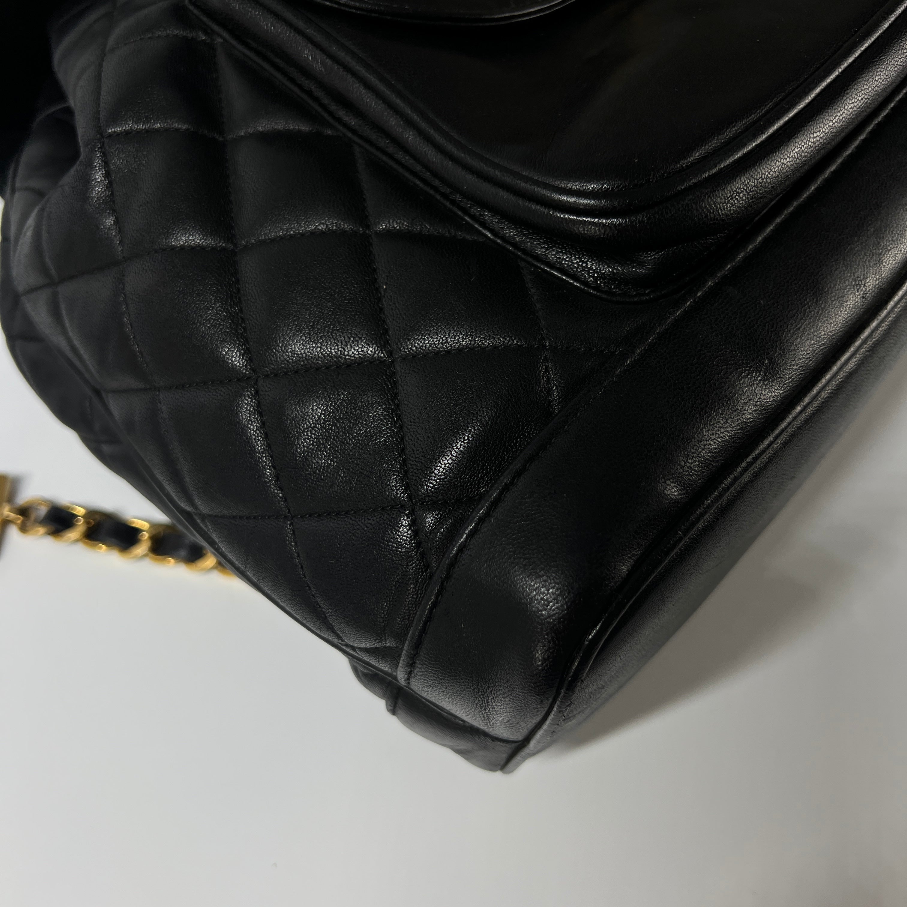 Sac à dos CHANEL Matelassé cuir noir