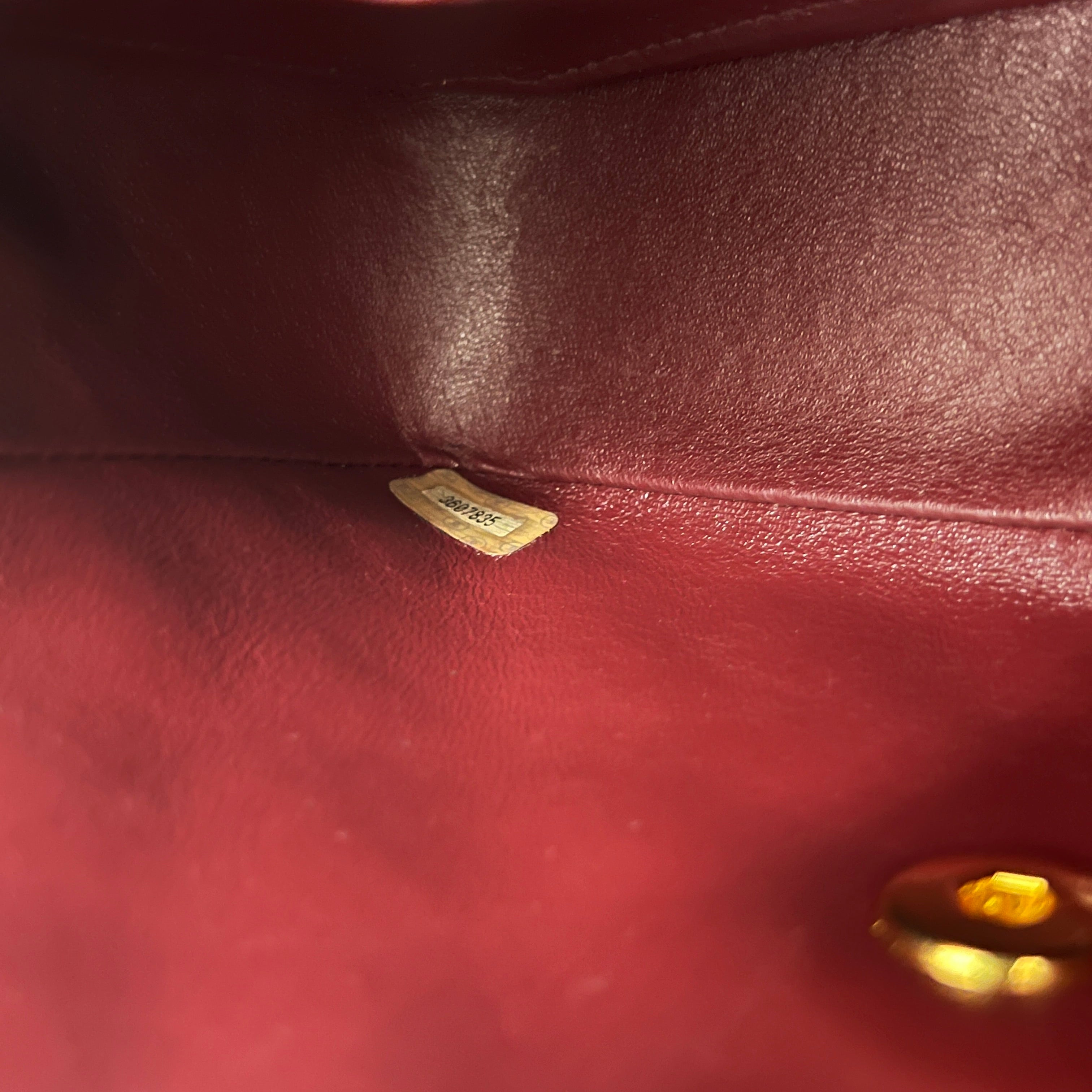 CHANEL Timeless classic mini flap black leather handbag