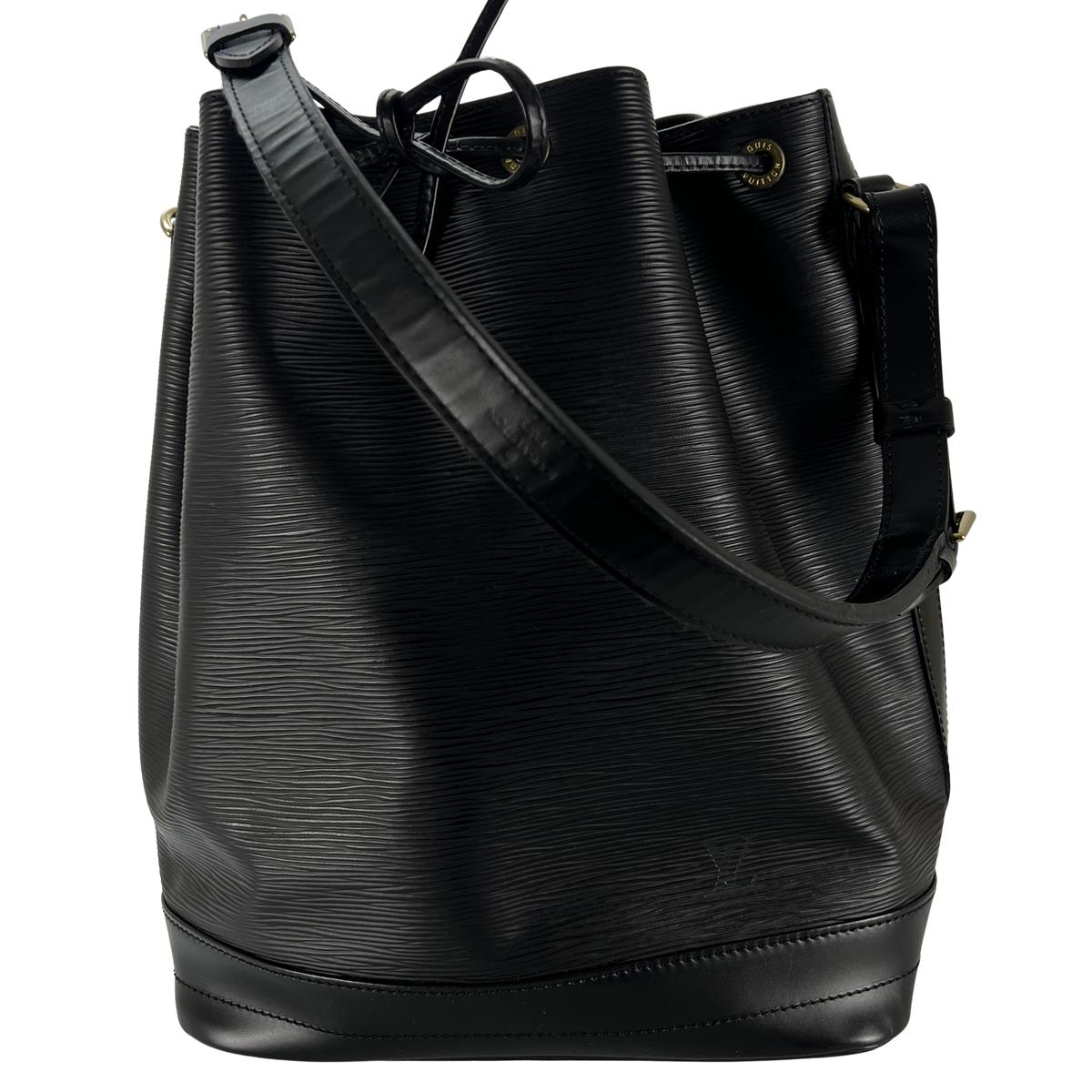 LOUIS VUITTON Noé GM black epi leather handbag