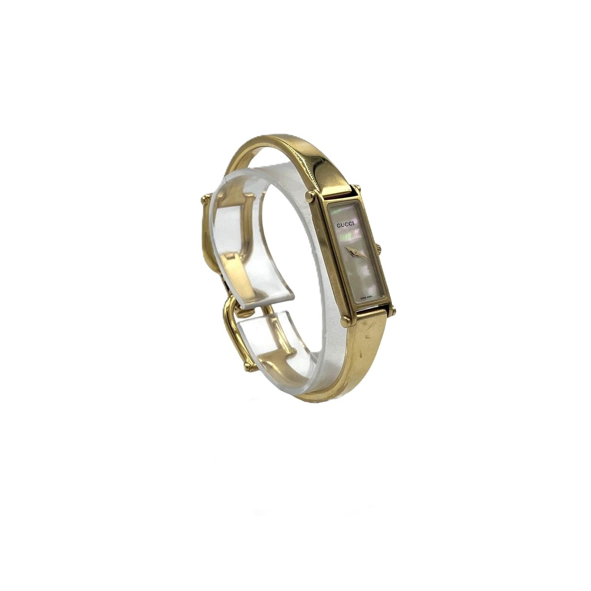 Montre GUCCI 1500 L plaqué or Doré