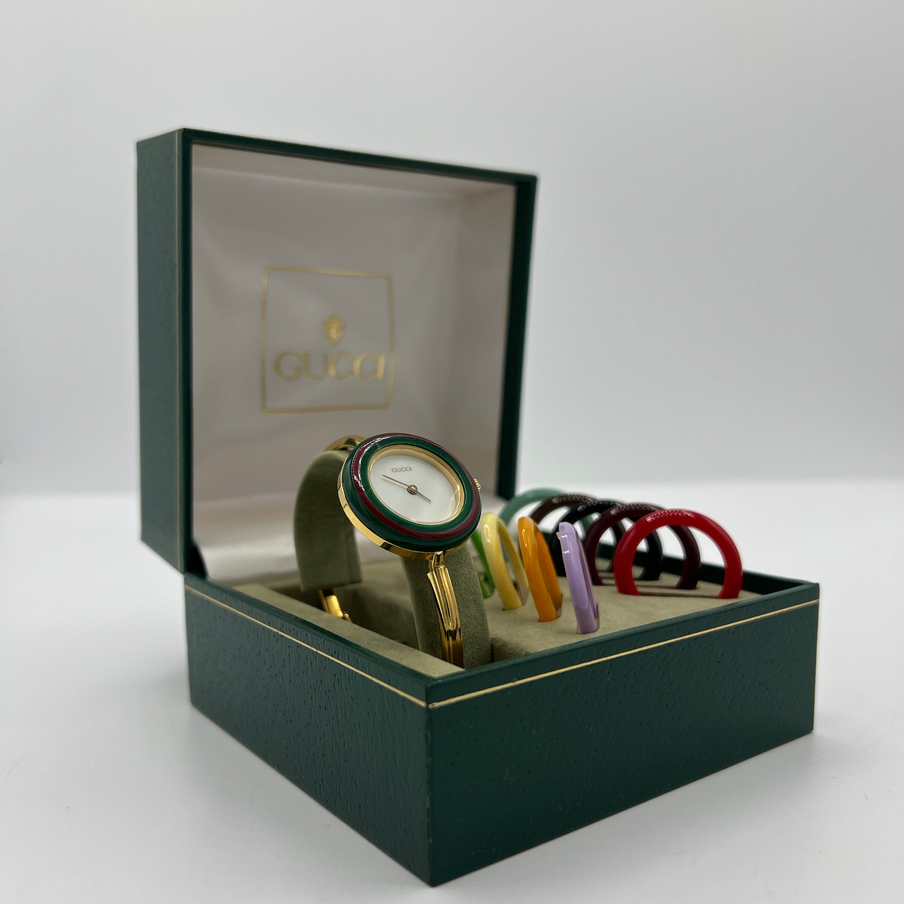 GUCCI 11/12.2 Gold Plated Watch Gold