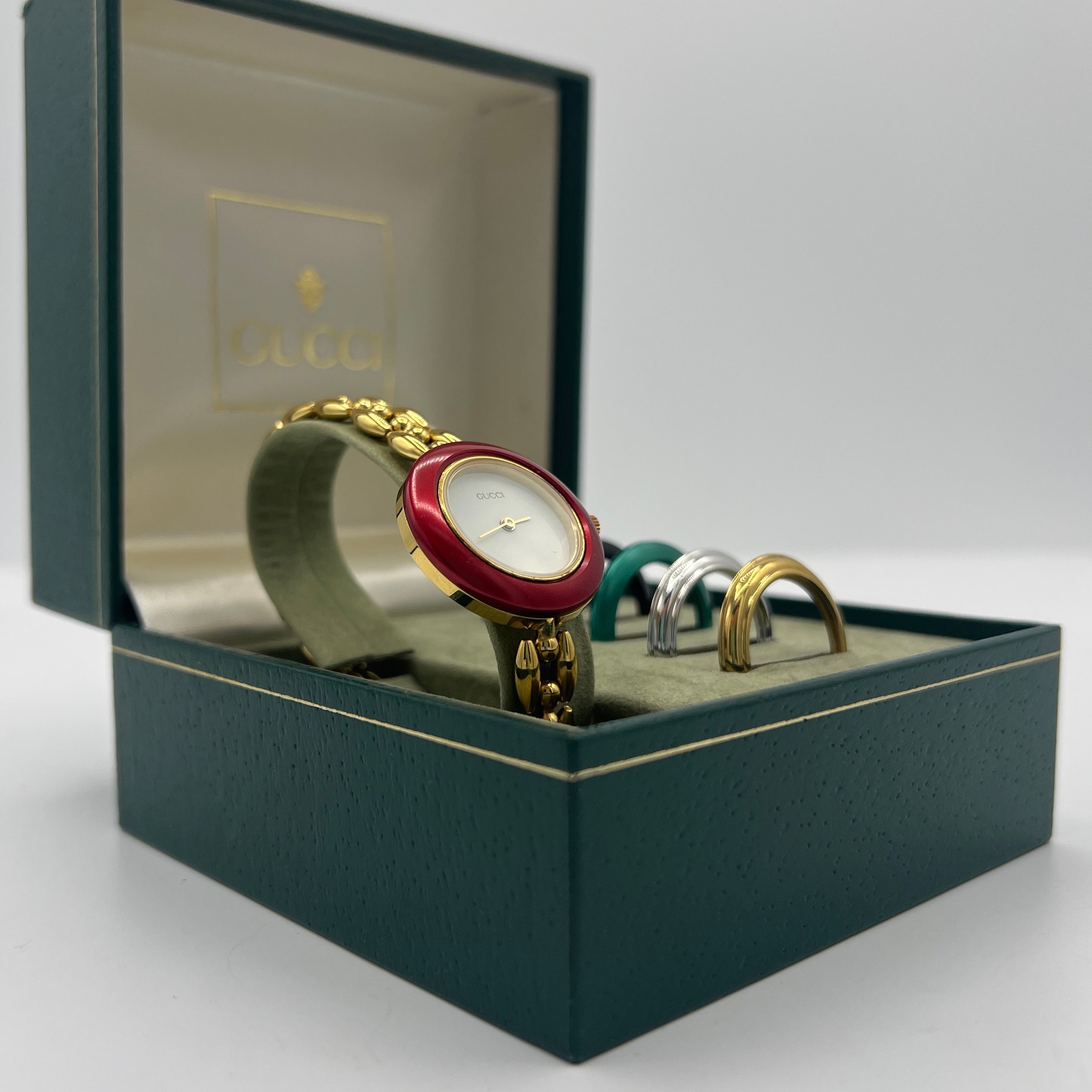 GUCCI 11/12.2 Gold Plated Watch Gold