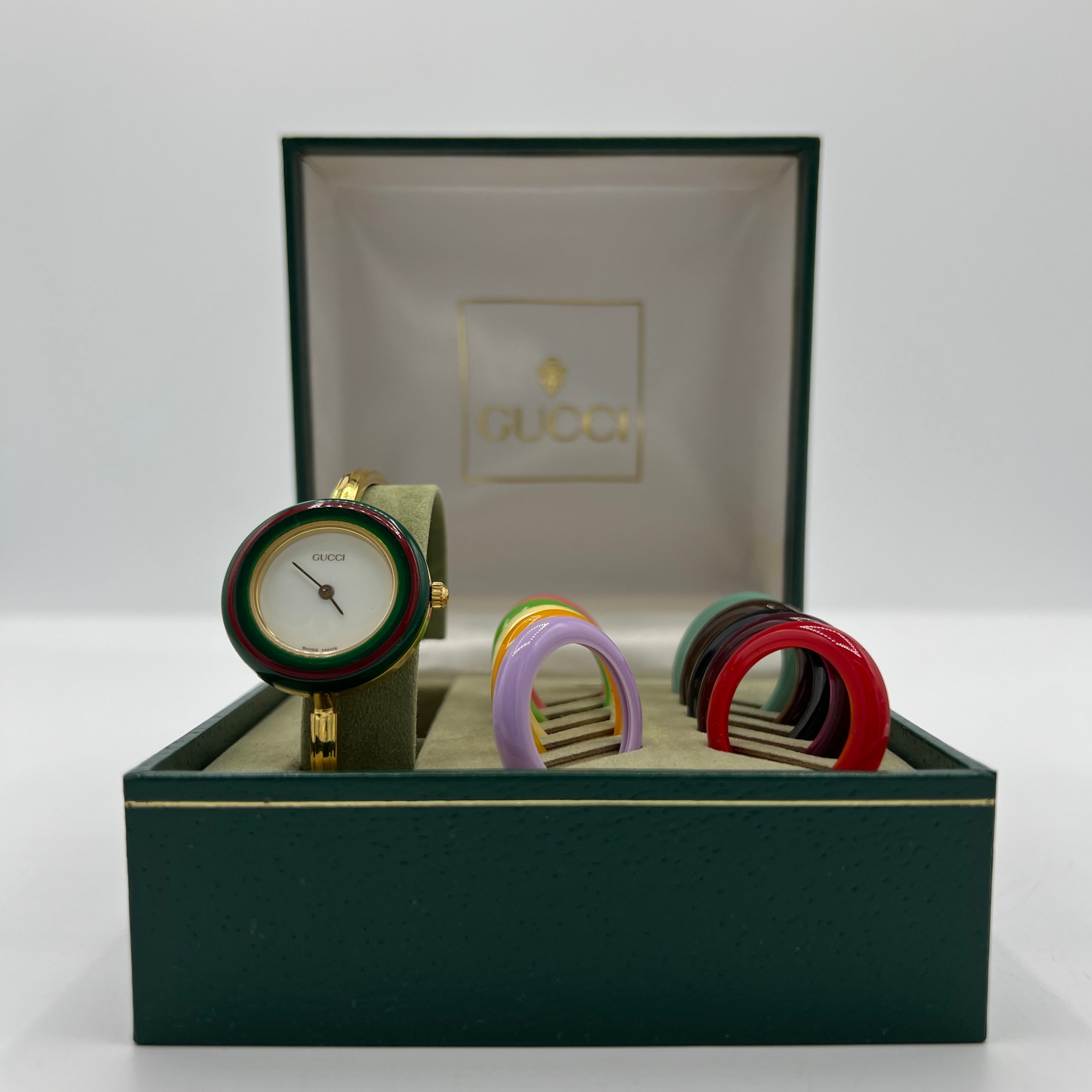 GUCCI 11/12.2 Gold Plated Watch Gold