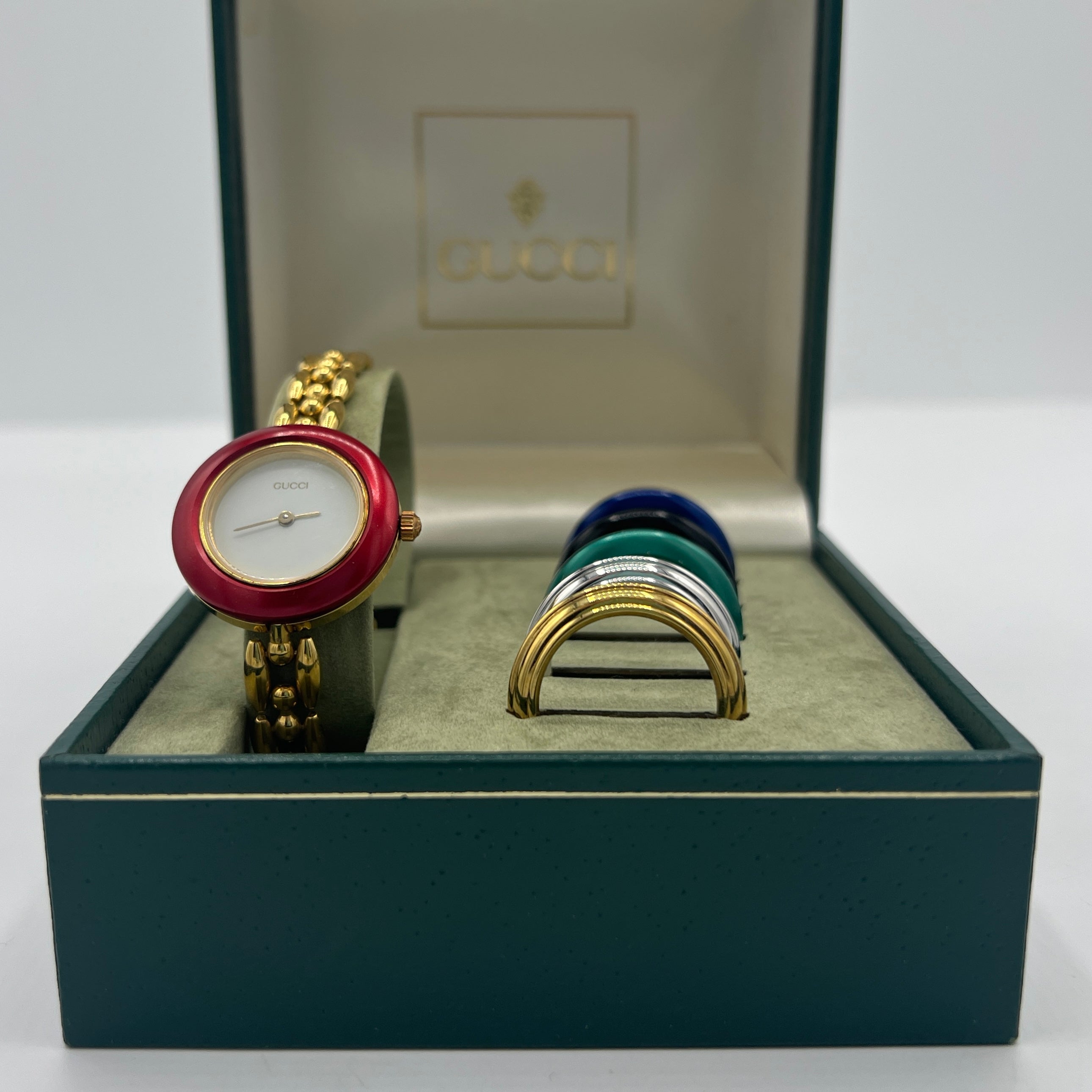 GUCCI 11/12.2 Gold Plated Watch Gold