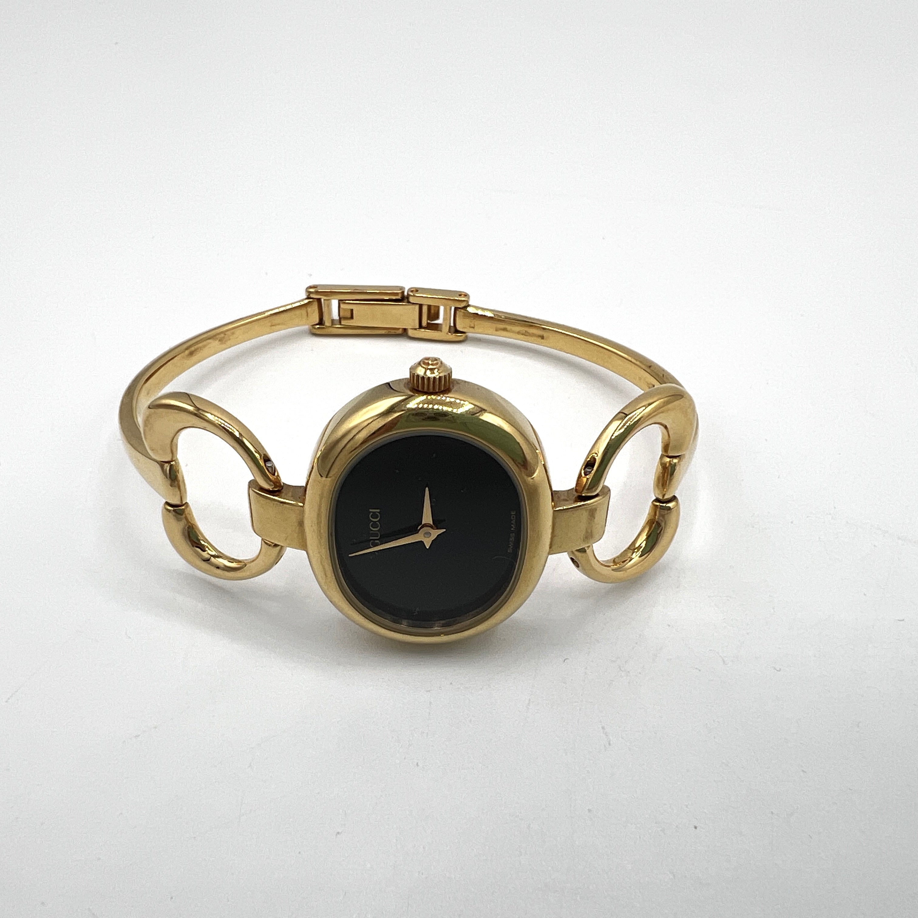 Montre GUCCI 1600 plaqué or Doré