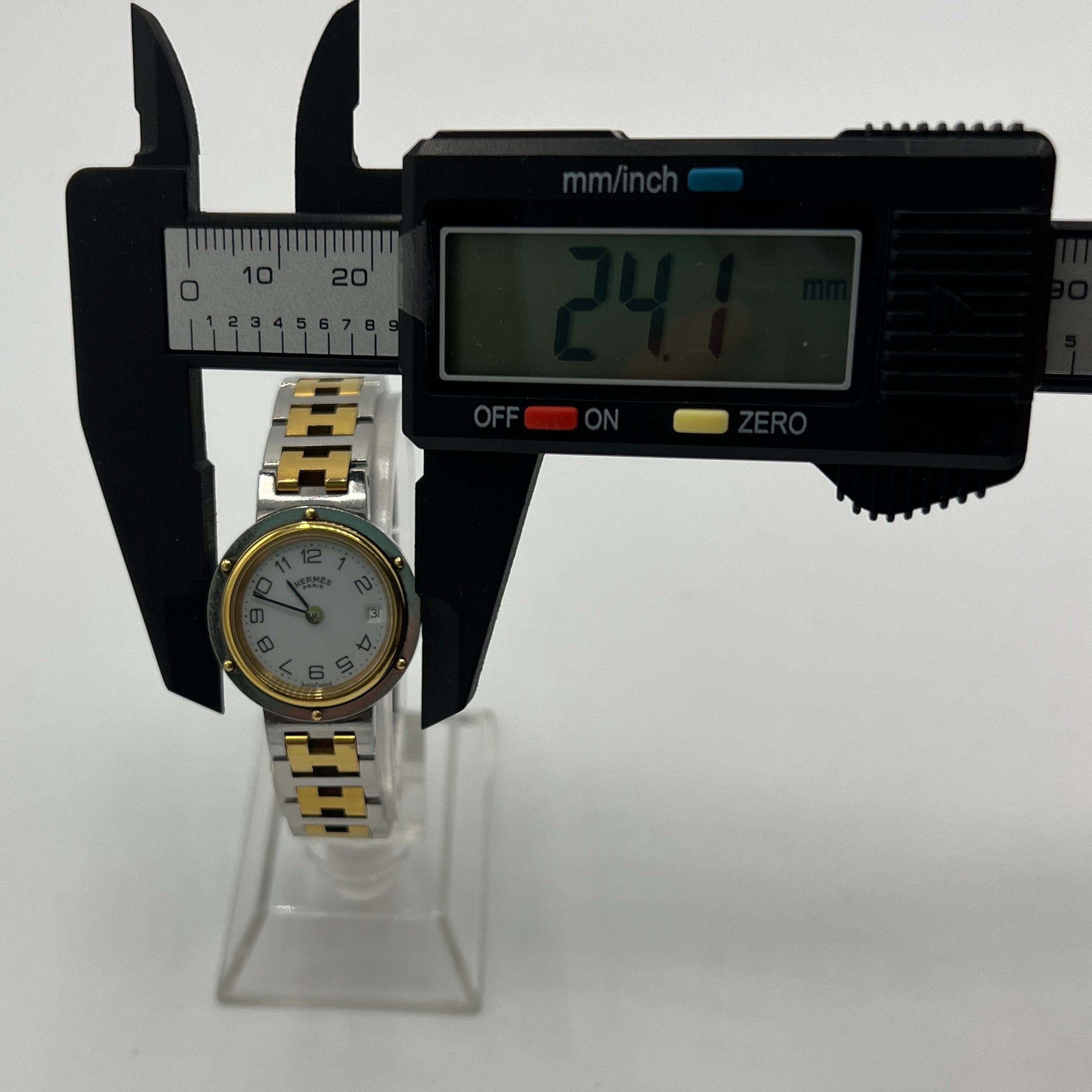 HERMES Clipper Two-Tone Steel Watch