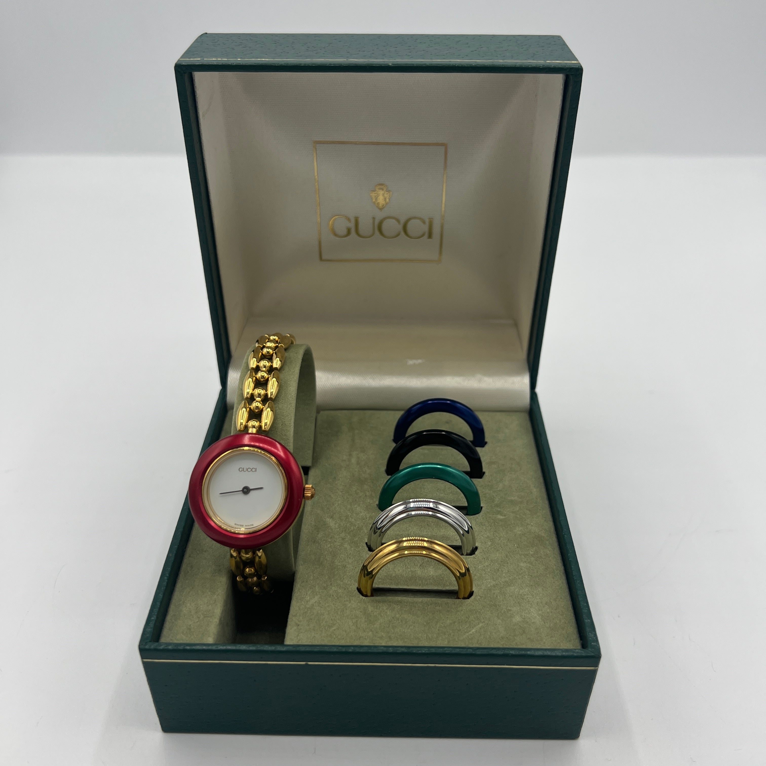 GUCCI 11/12.2 Gold Plated Watch Gold