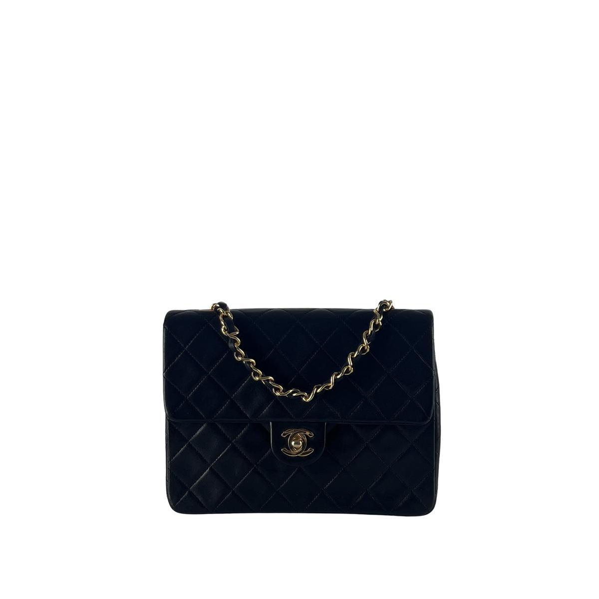 CHANEL Timeless Mini 20 black leather handbag