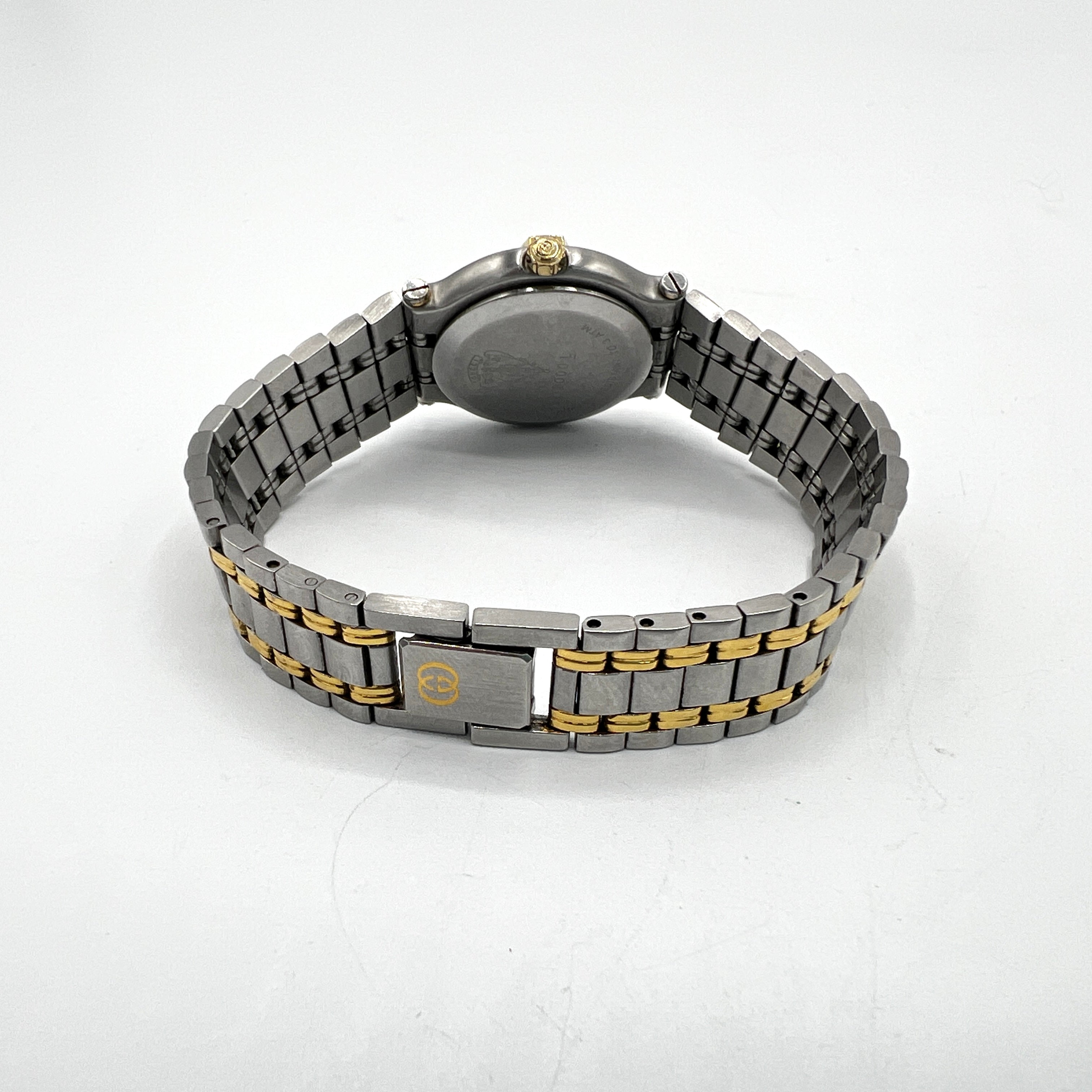 Montre GUCCI 9000 L acier Bicolore