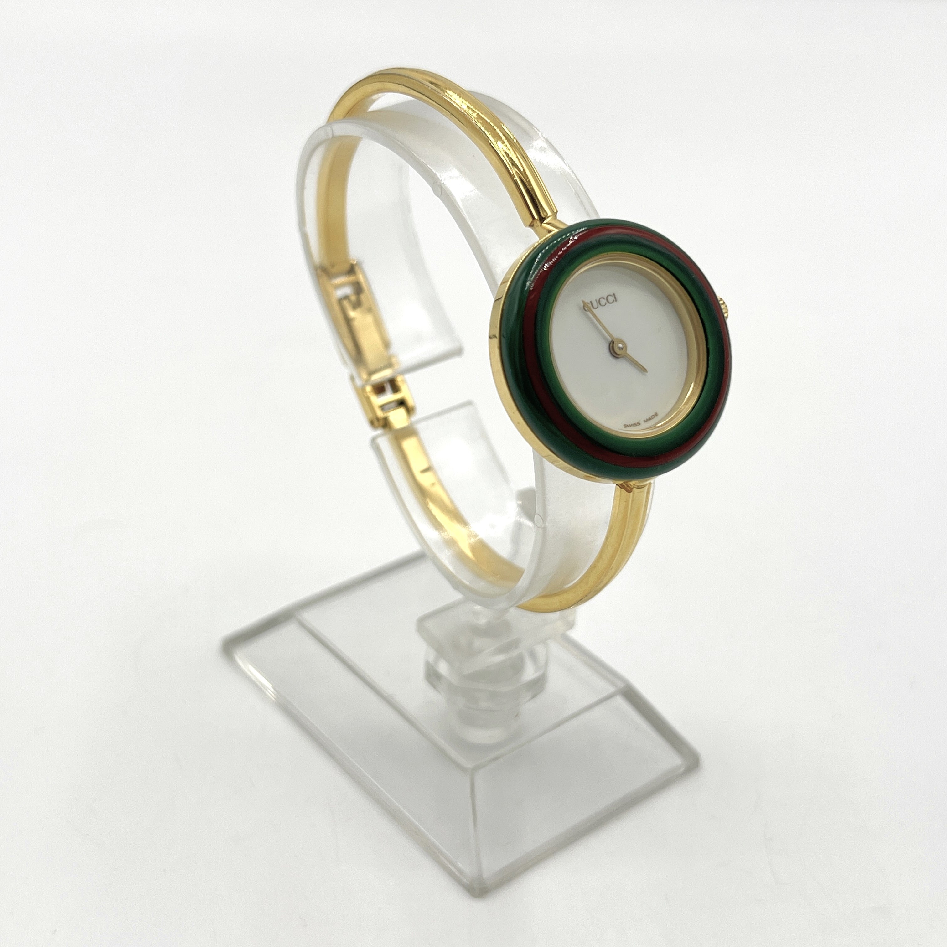 GUCCI 11/12.2 Gold Plated Watch Gold