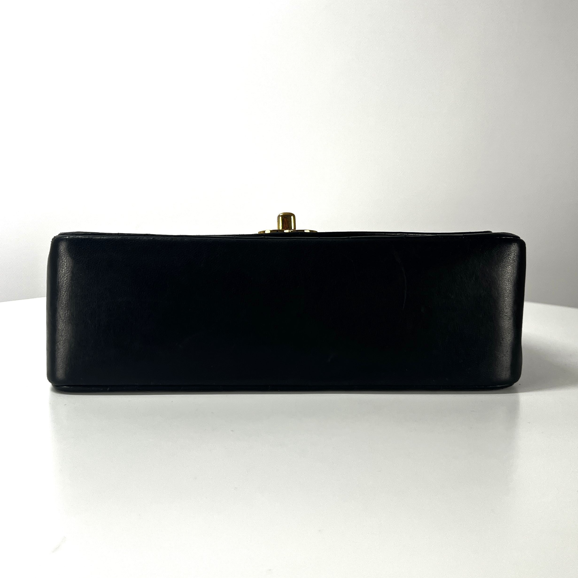 CHANEL Diana Small black leather handbag