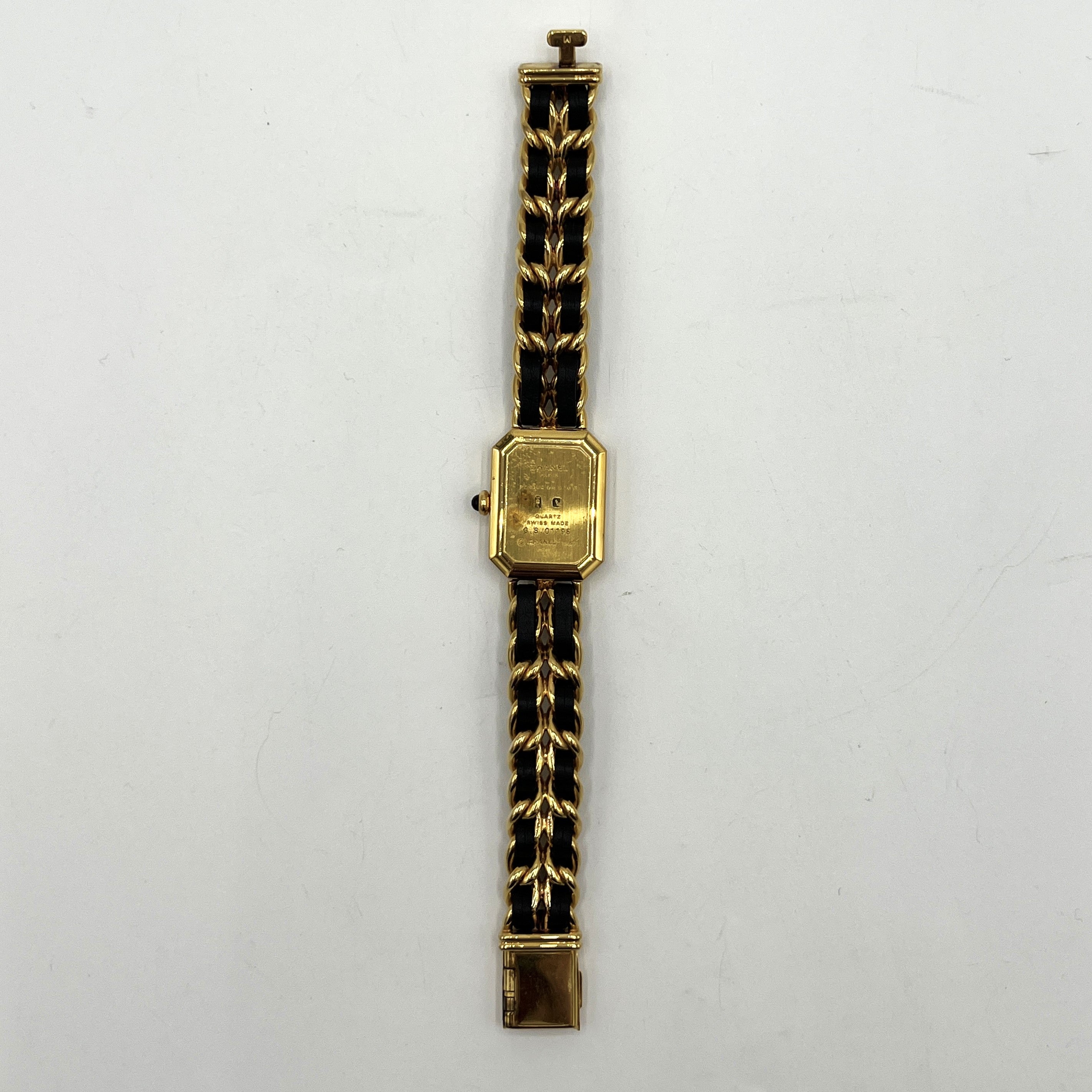 Montre CHANEL Première plaqué or Doré