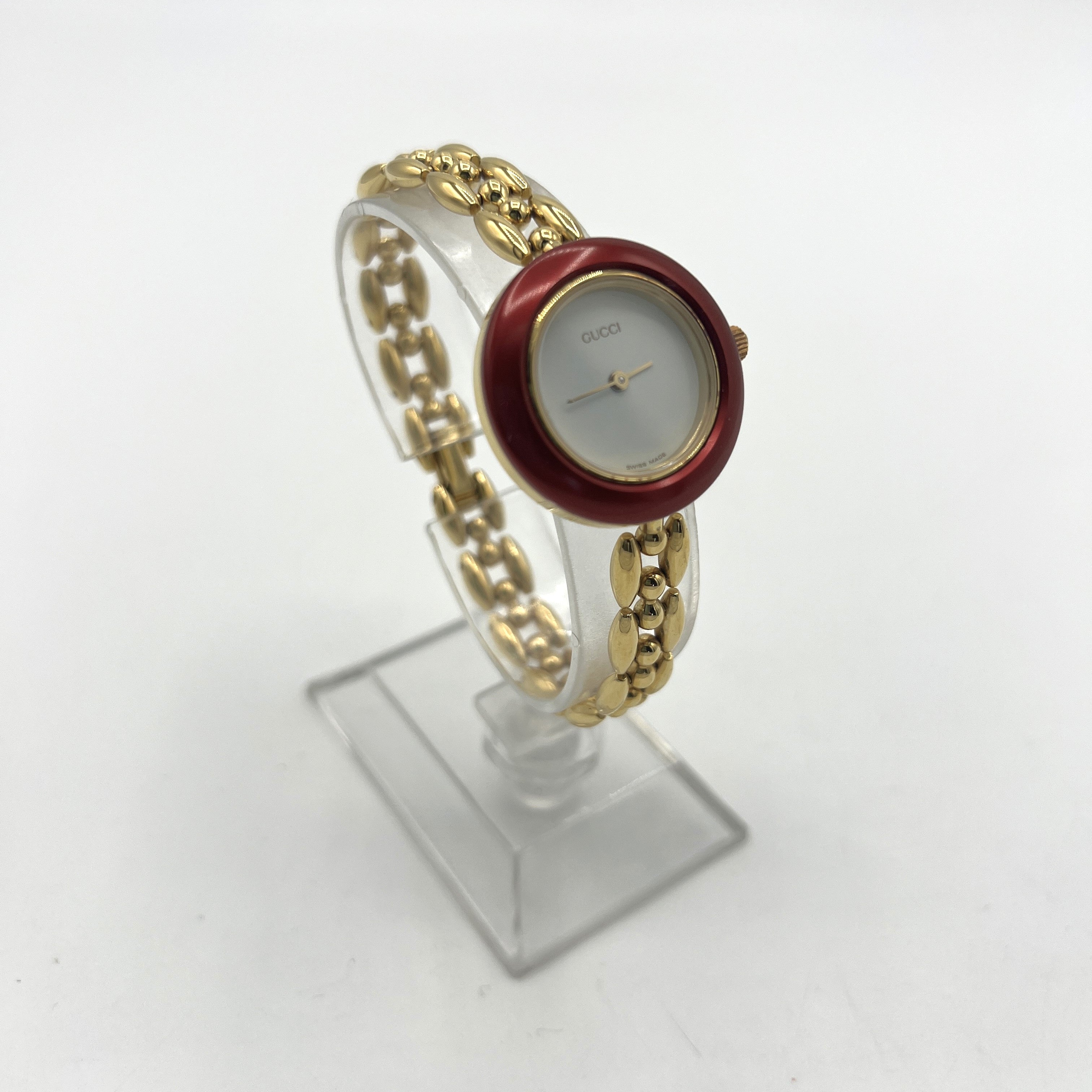 GUCCI 11/12.2 Gold Plated Watch Gold