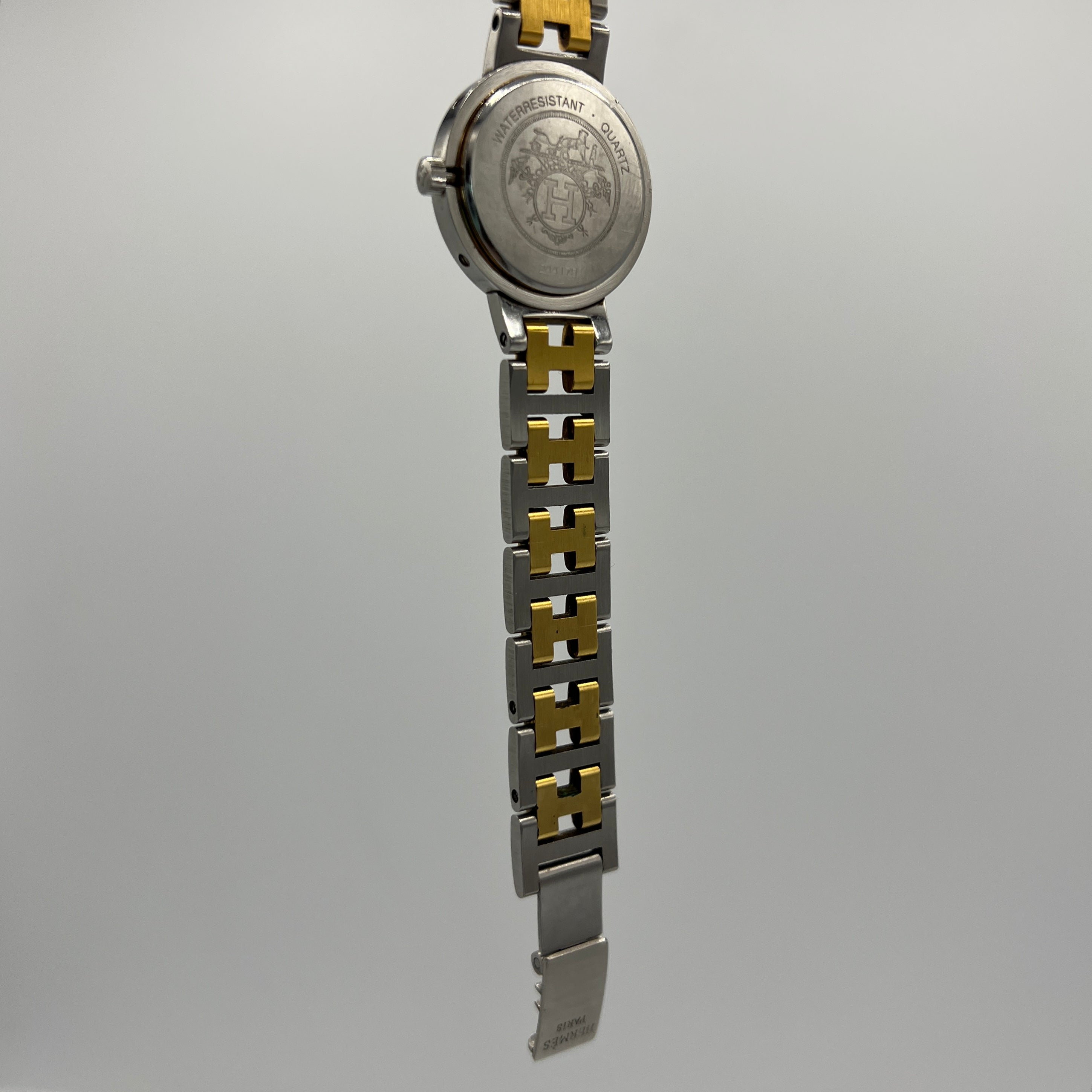 HERMES Clipper Two-Tone Steel Watch