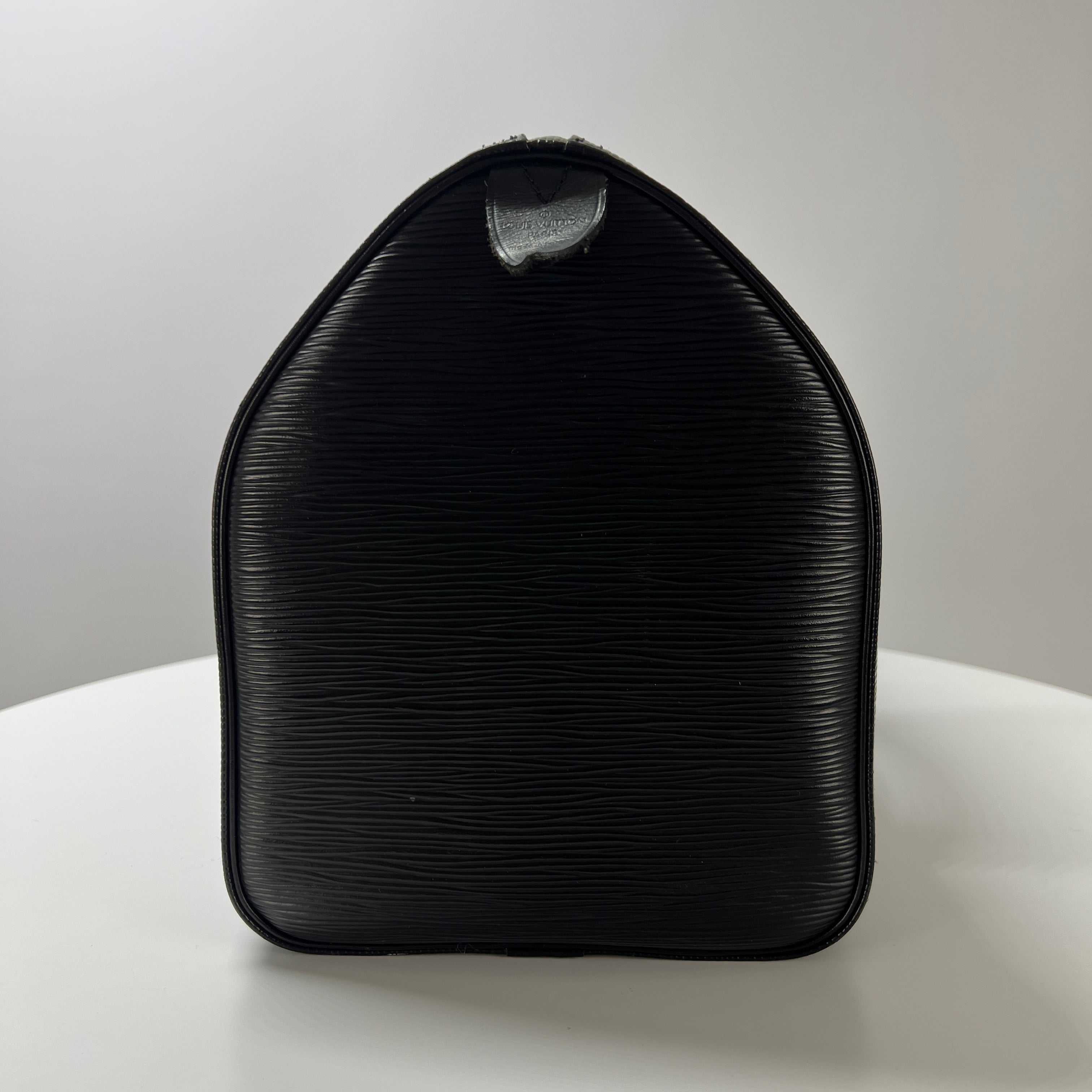 LOUIS VUITTON Speedy 30 black epi leather handbag