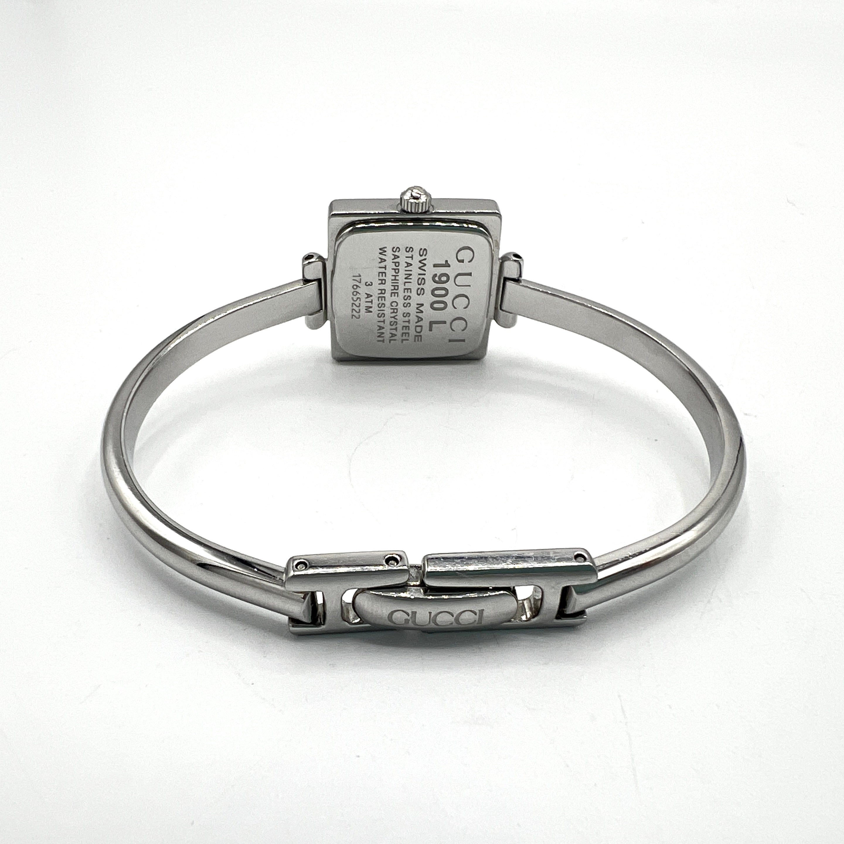 Montre GUCCI 1900 L acier Argenté