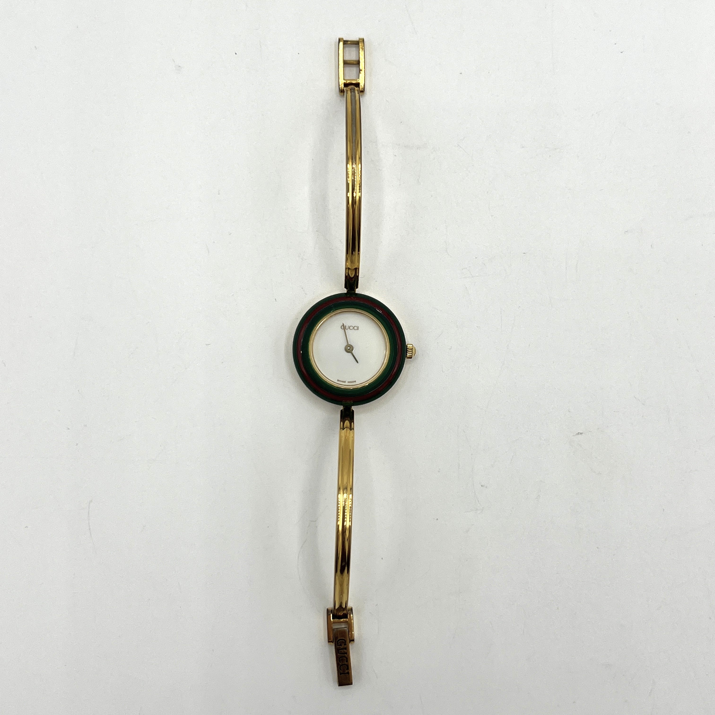 GUCCI 11/12.2 Gold Plated Watch Gold