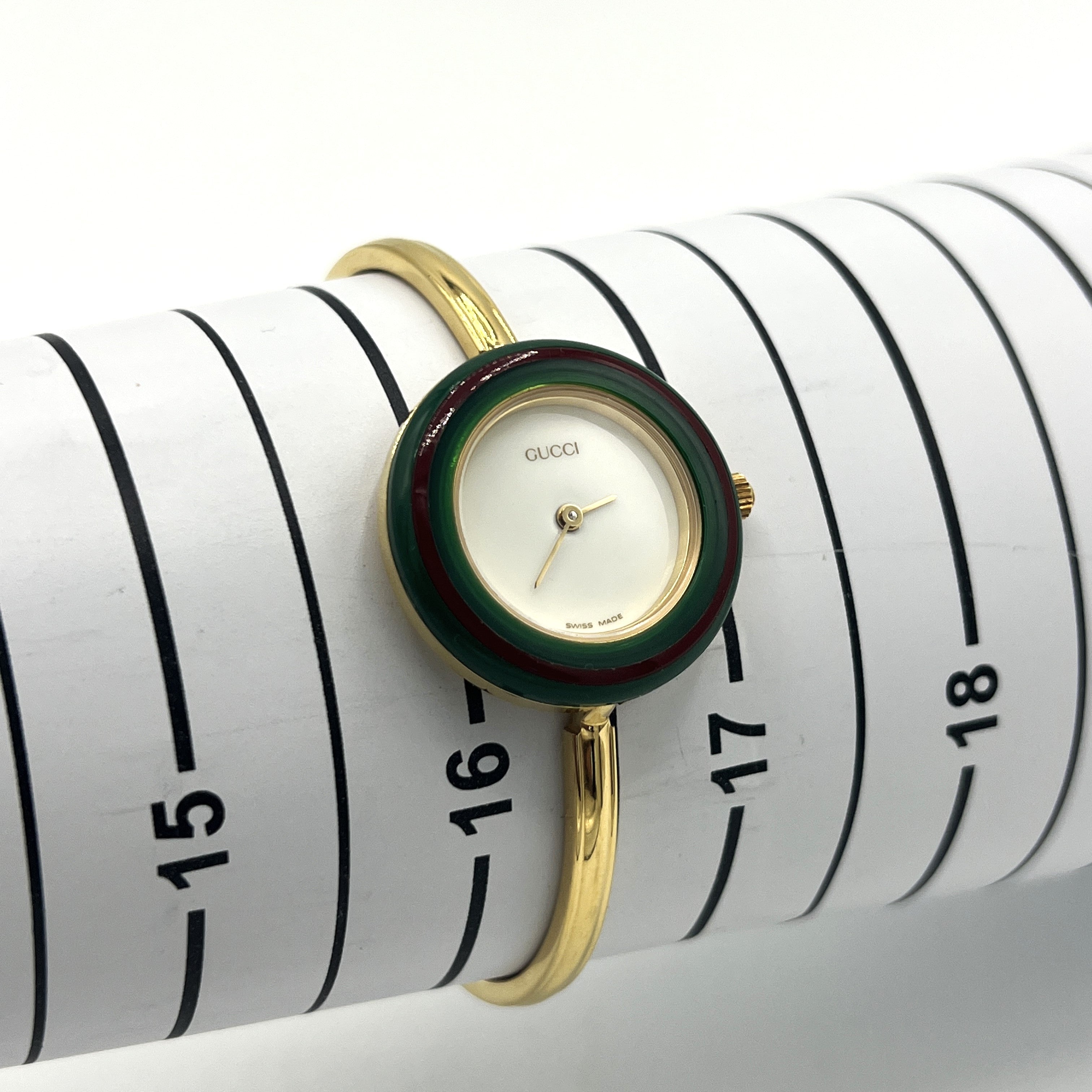 GUCCI 11/12.2 Gold Plated Watch Gold