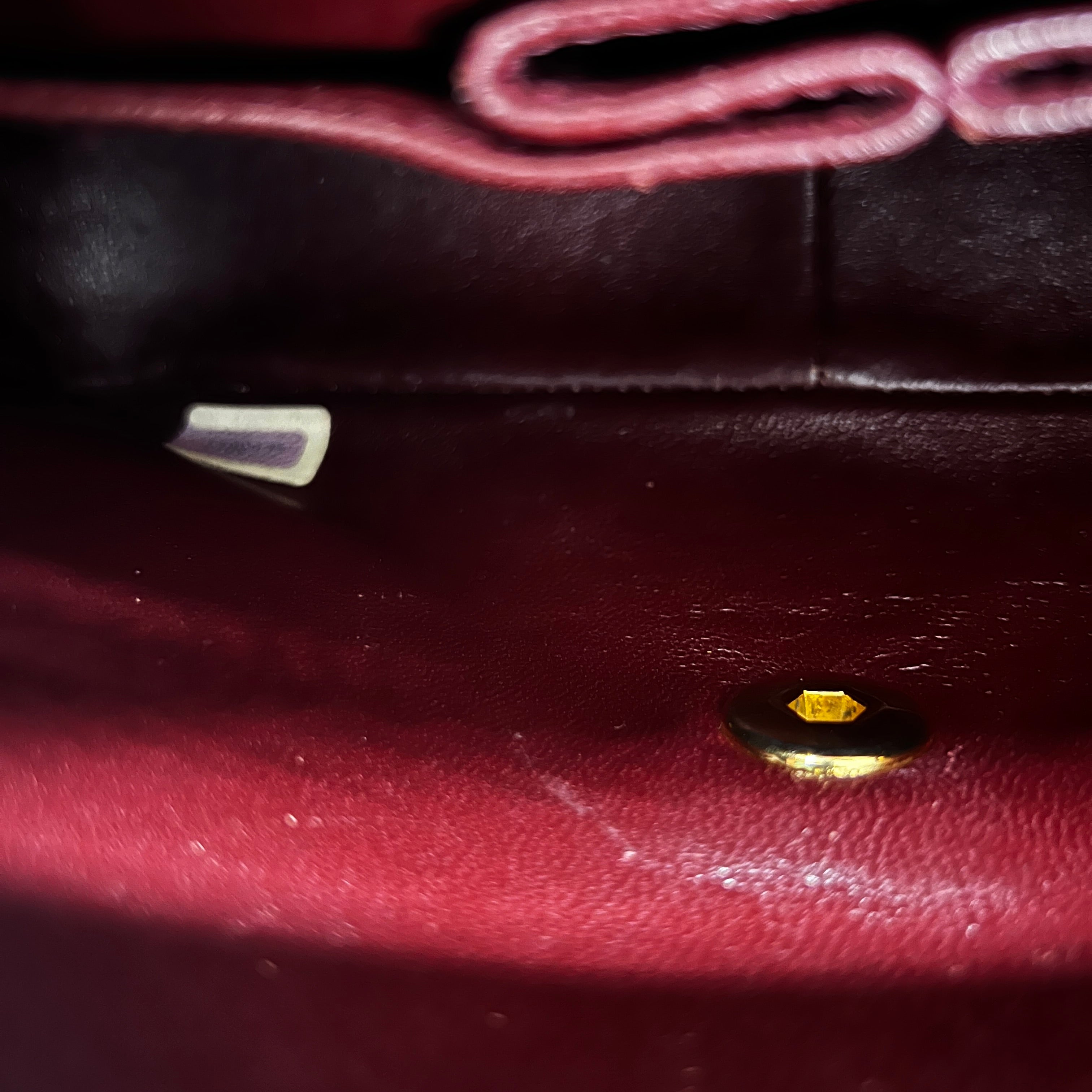 CHANEL Timeless classic mini flap black leather handbag