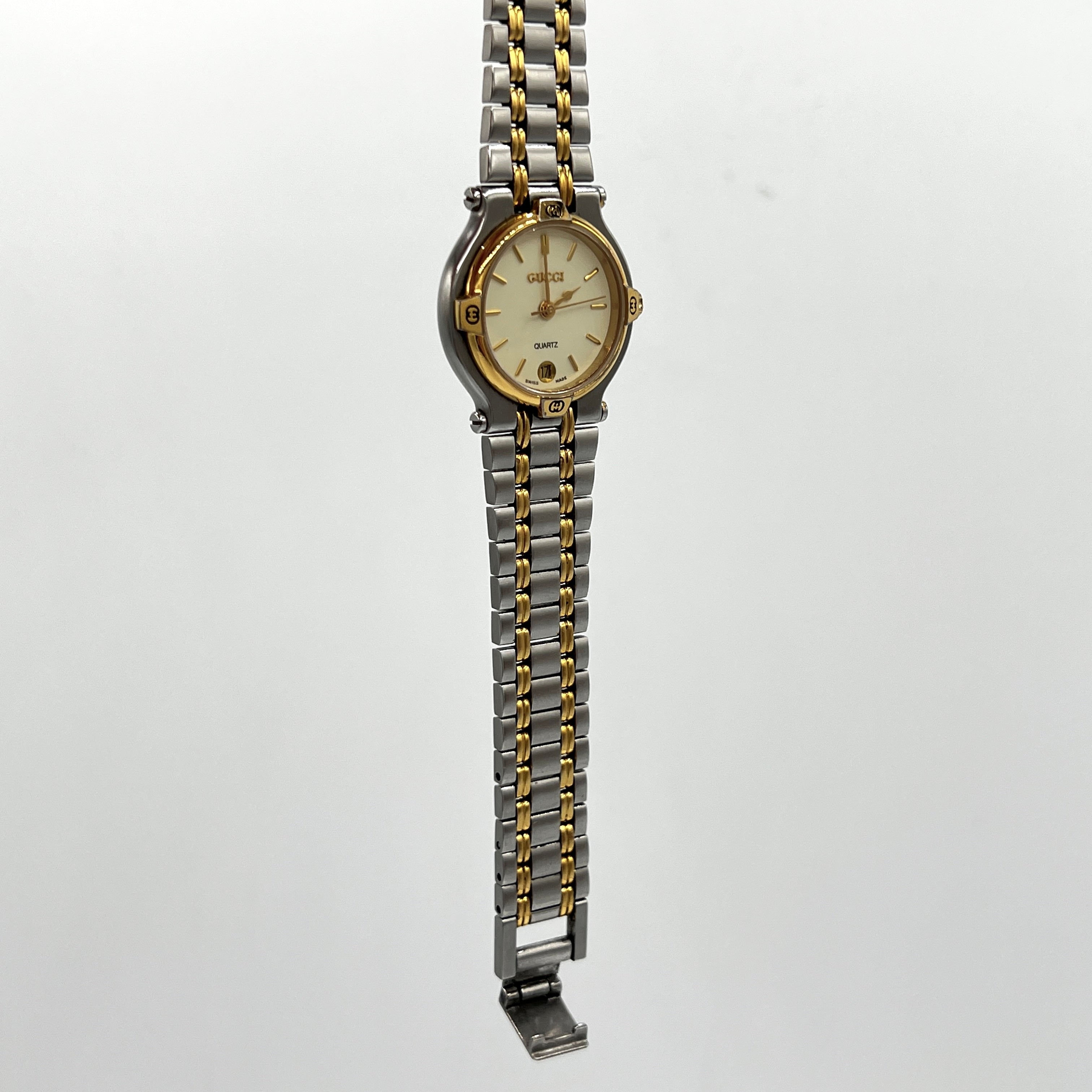 Montre GUCCI 9000 L acier Bicolore