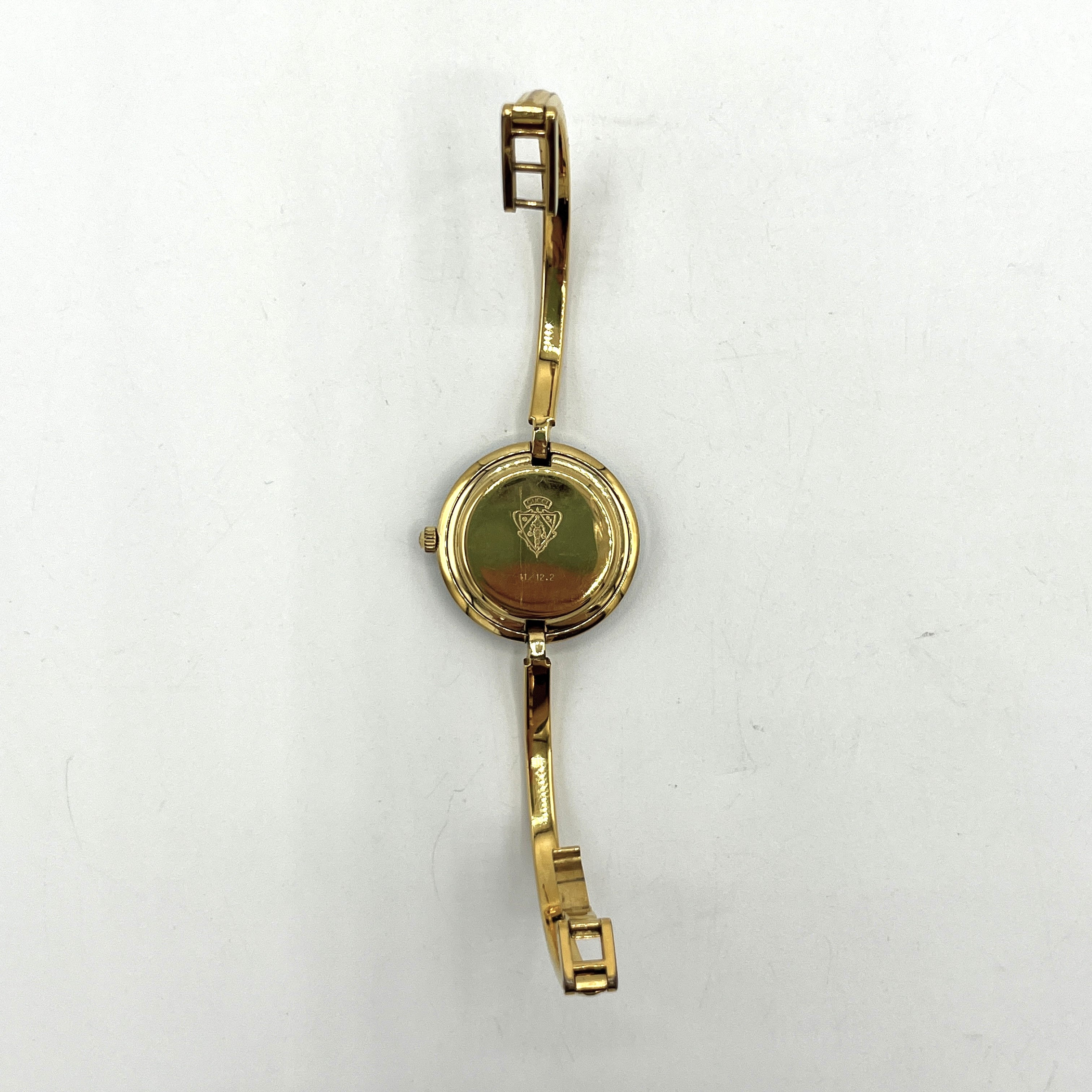 GUCCI 11/12.2 Gold Plated Watch Gold