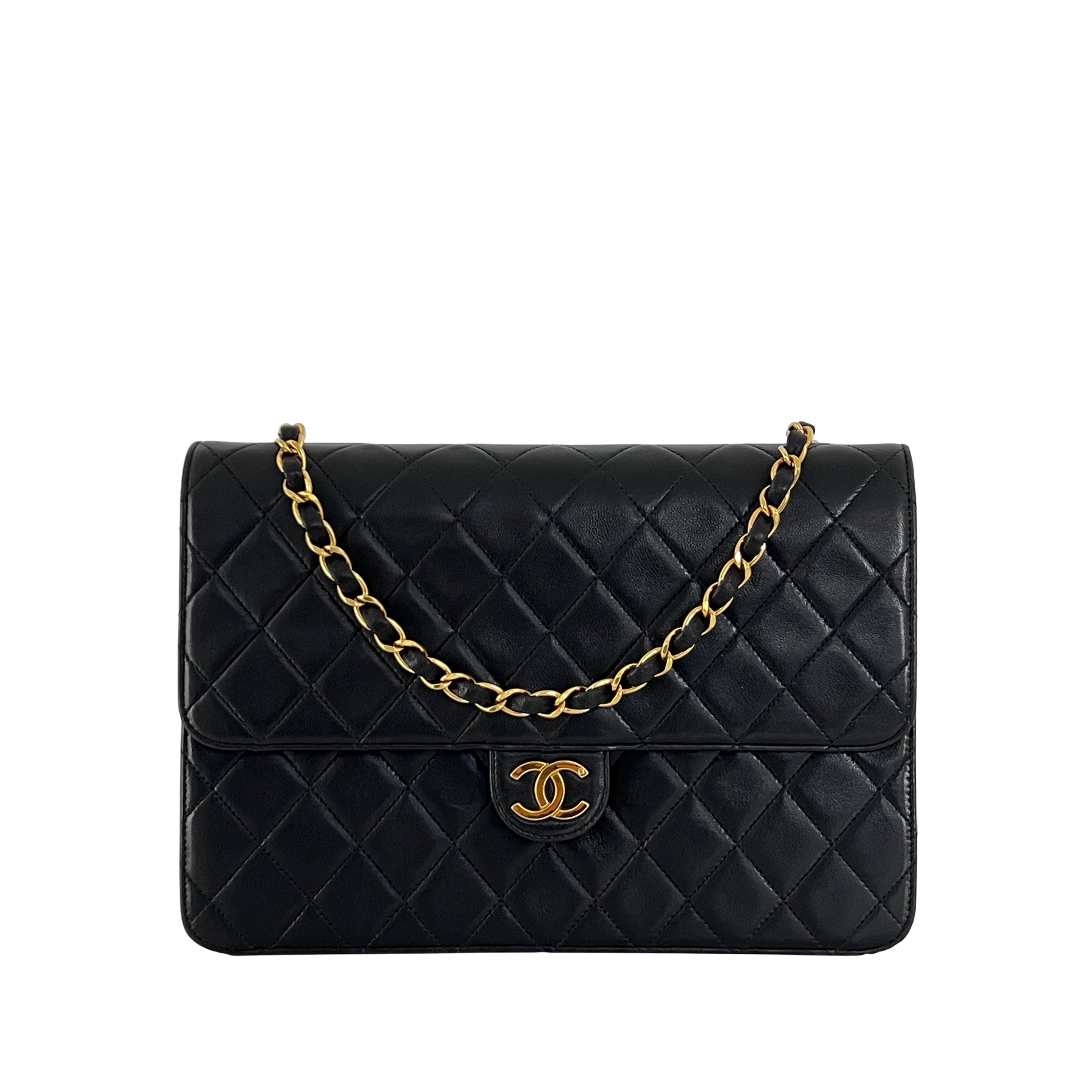 Sac à main CHANEL Timeless WOC Medium cuir noir