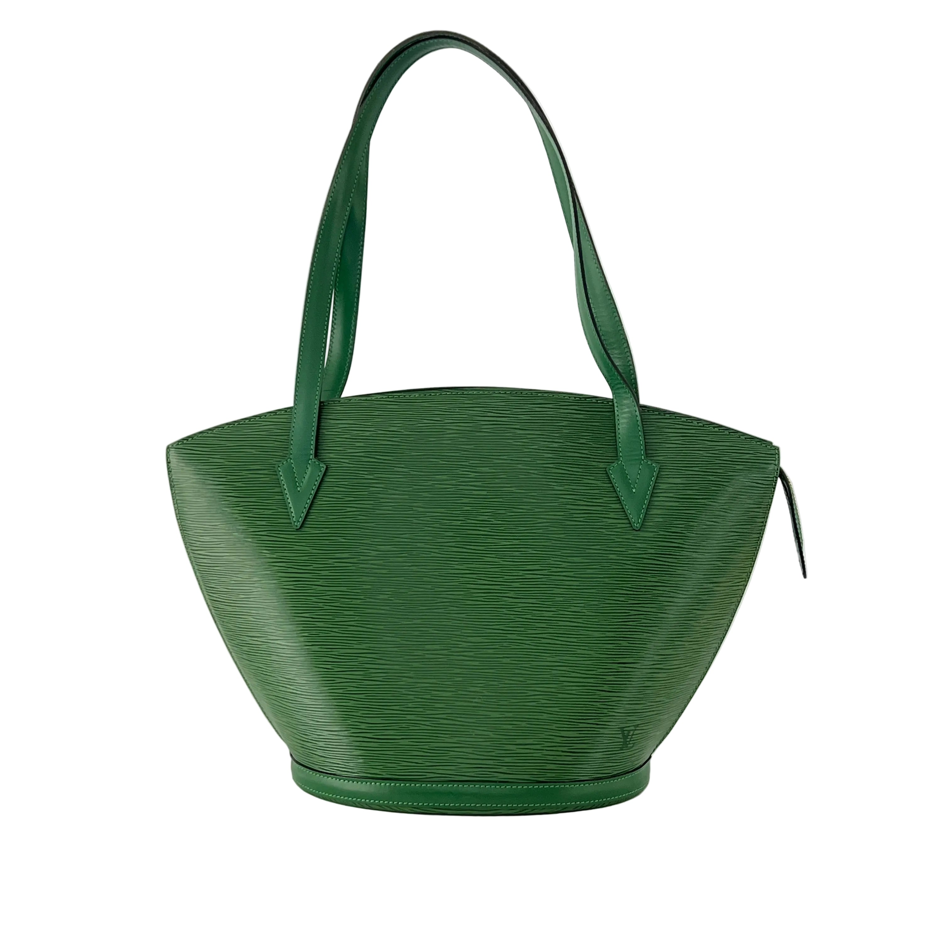 Sac à main LOUIS VUITTON Saint Jacques cuir épi vert