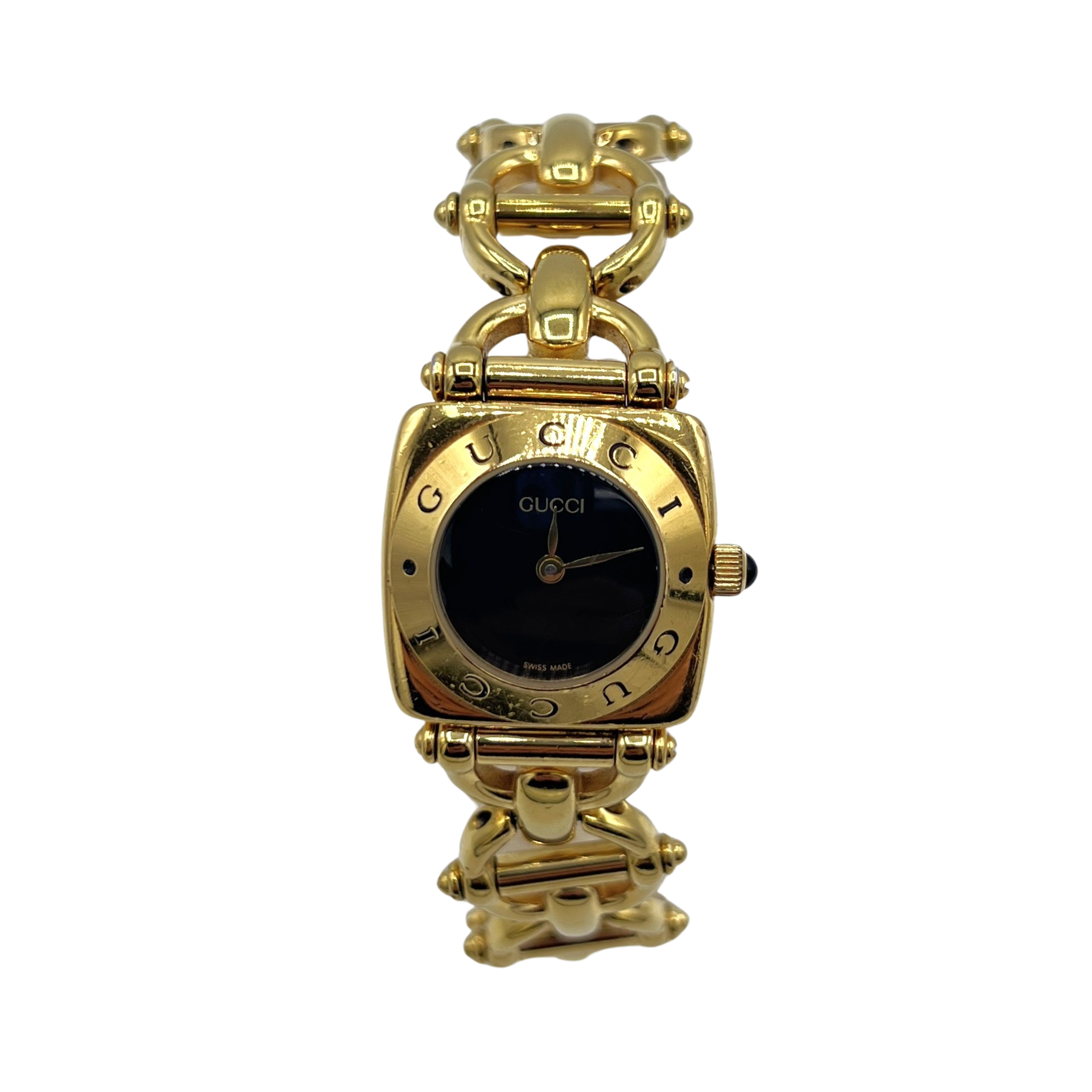 Montre GUCCI 6400 L plaqué or dorée