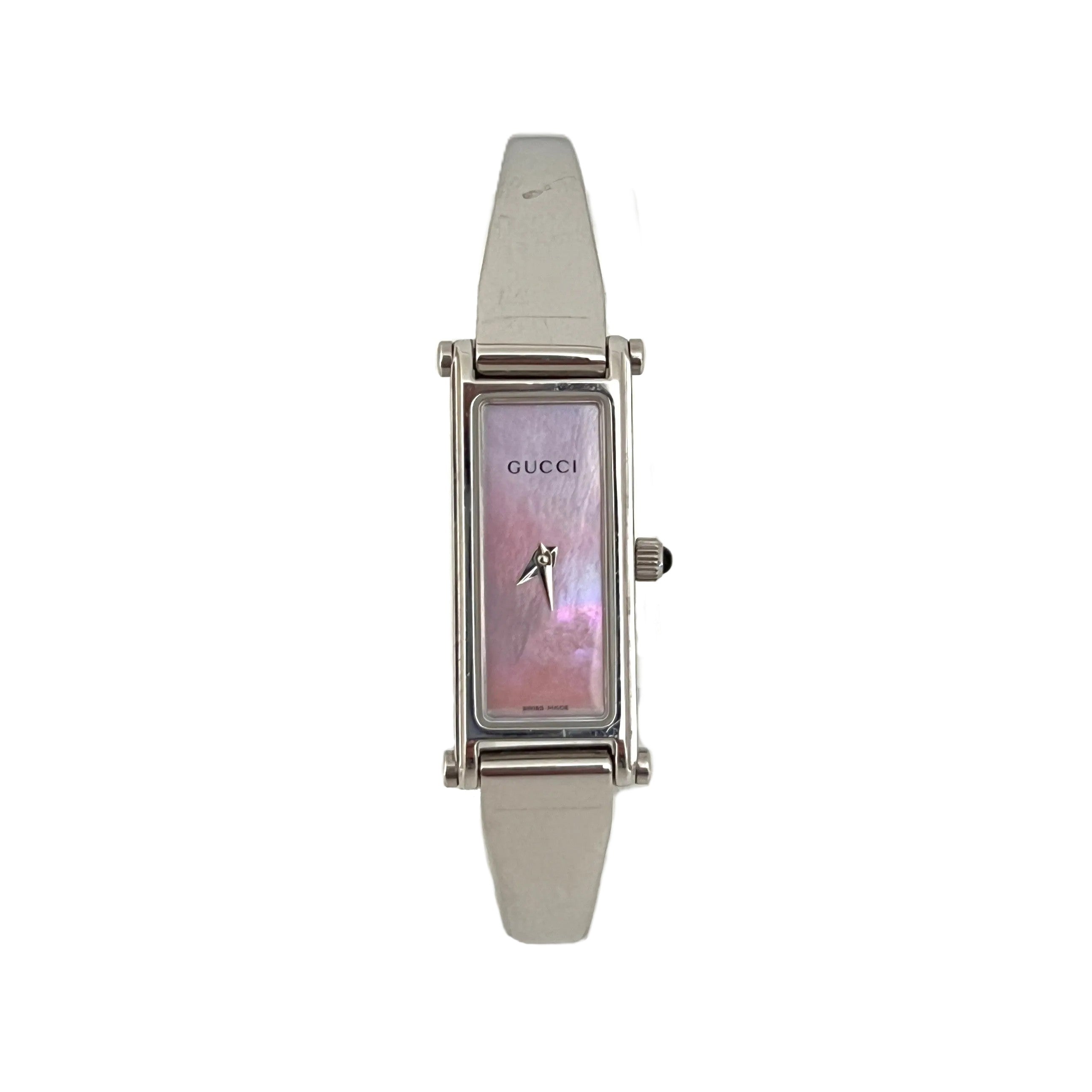GUCCI 1500 L Silver Steel Watch