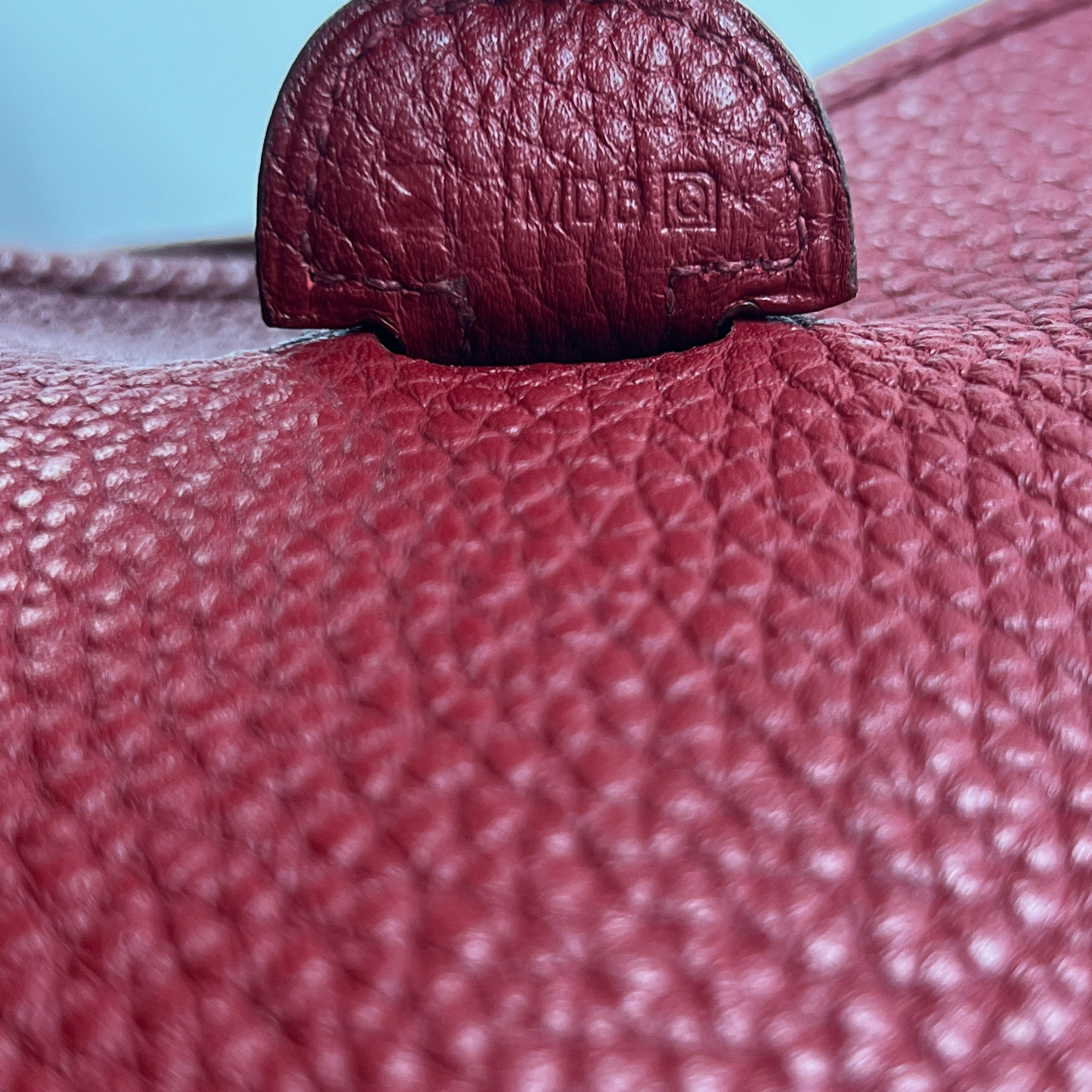 Sac à main HERMÈS Evelyne lll cuir rouge
