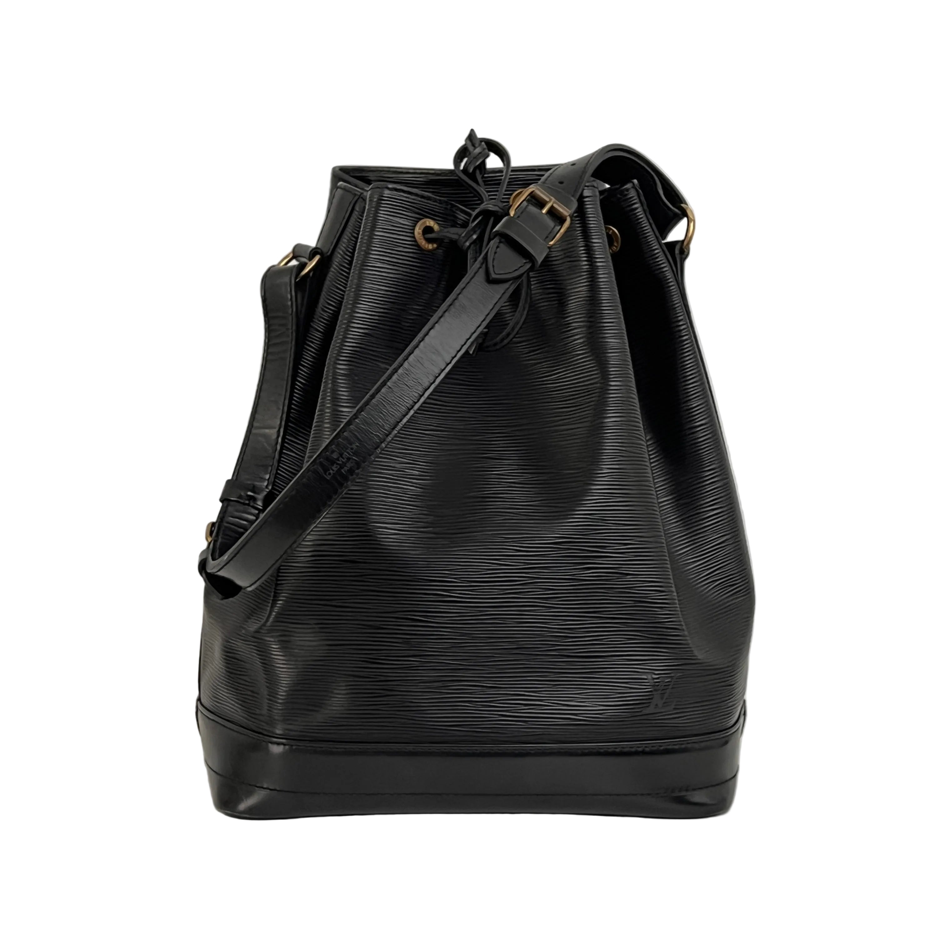 Sac LOUIS VUITTON Noé Grand cuir épi noir