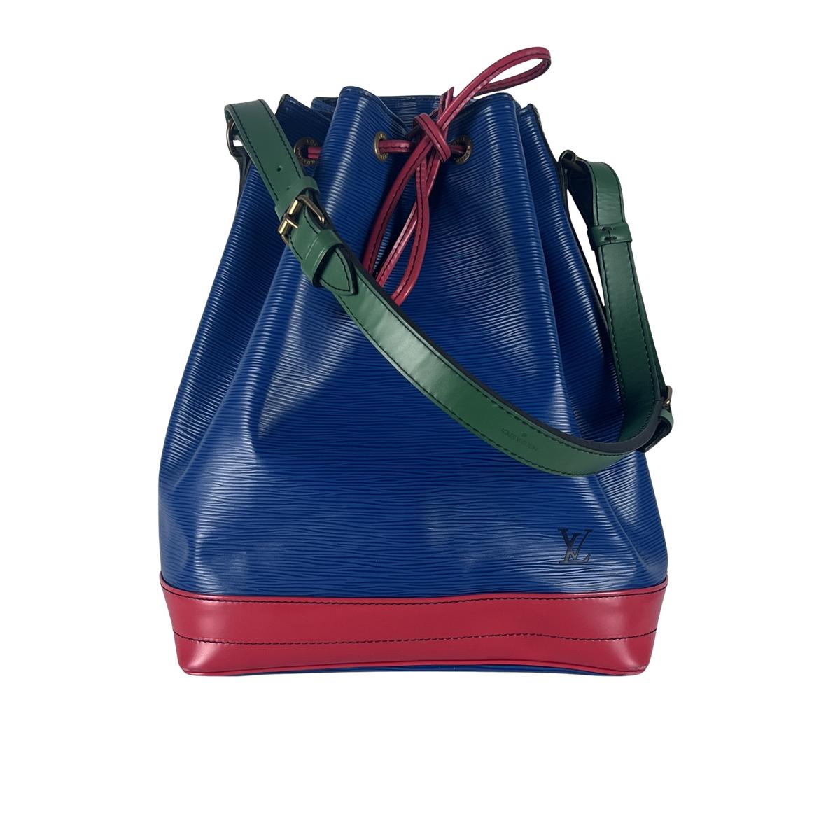 LOUIS VUITTON Noé tricolor leather handbag