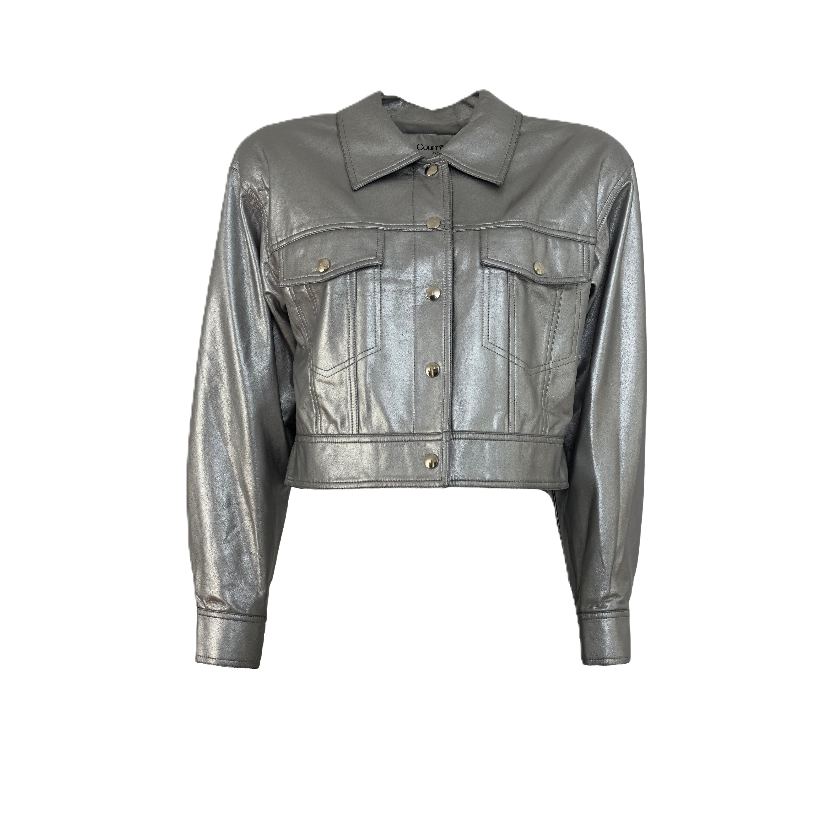 Blouson COURREGES S argenté