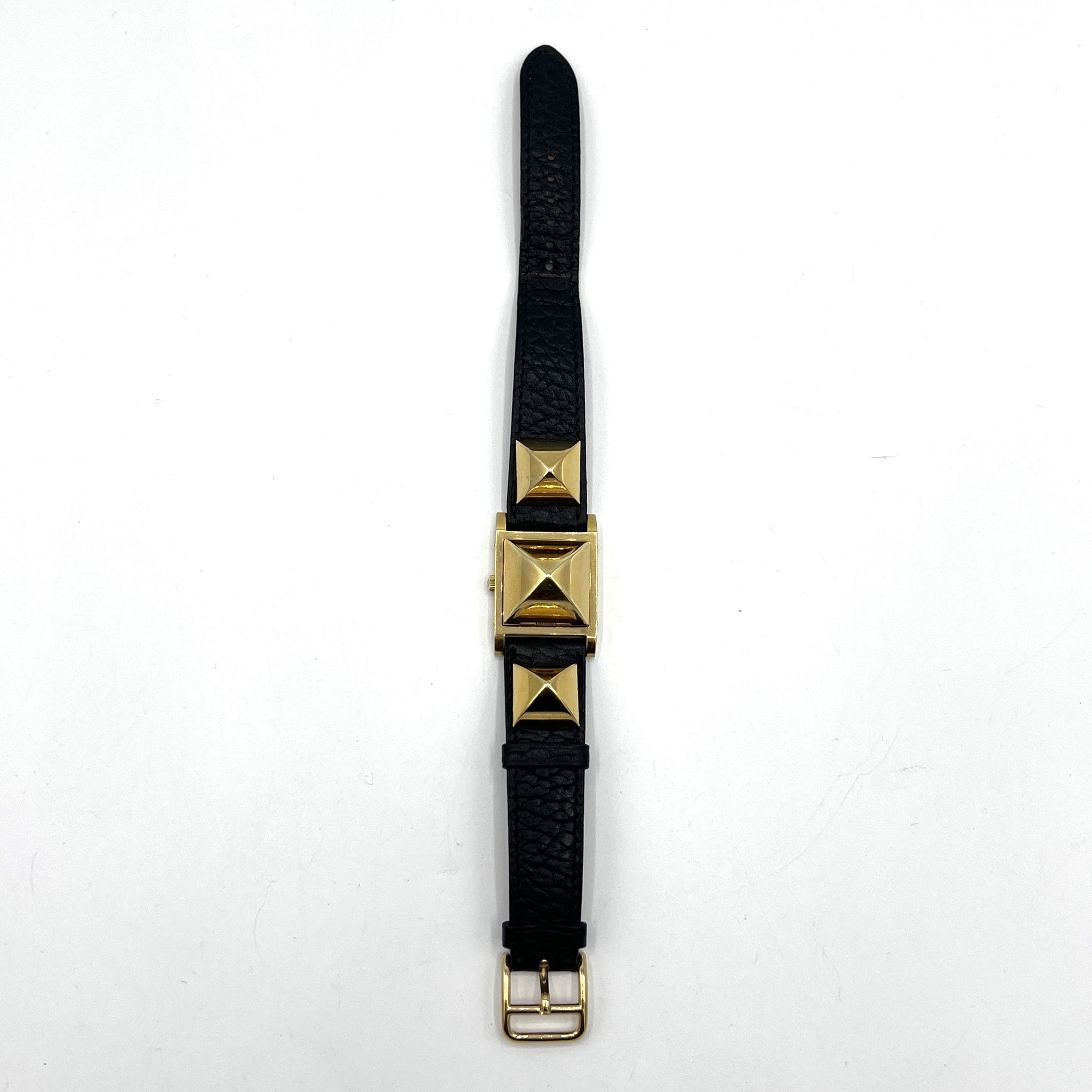 HERMÈS Médor Gold Plated Watch