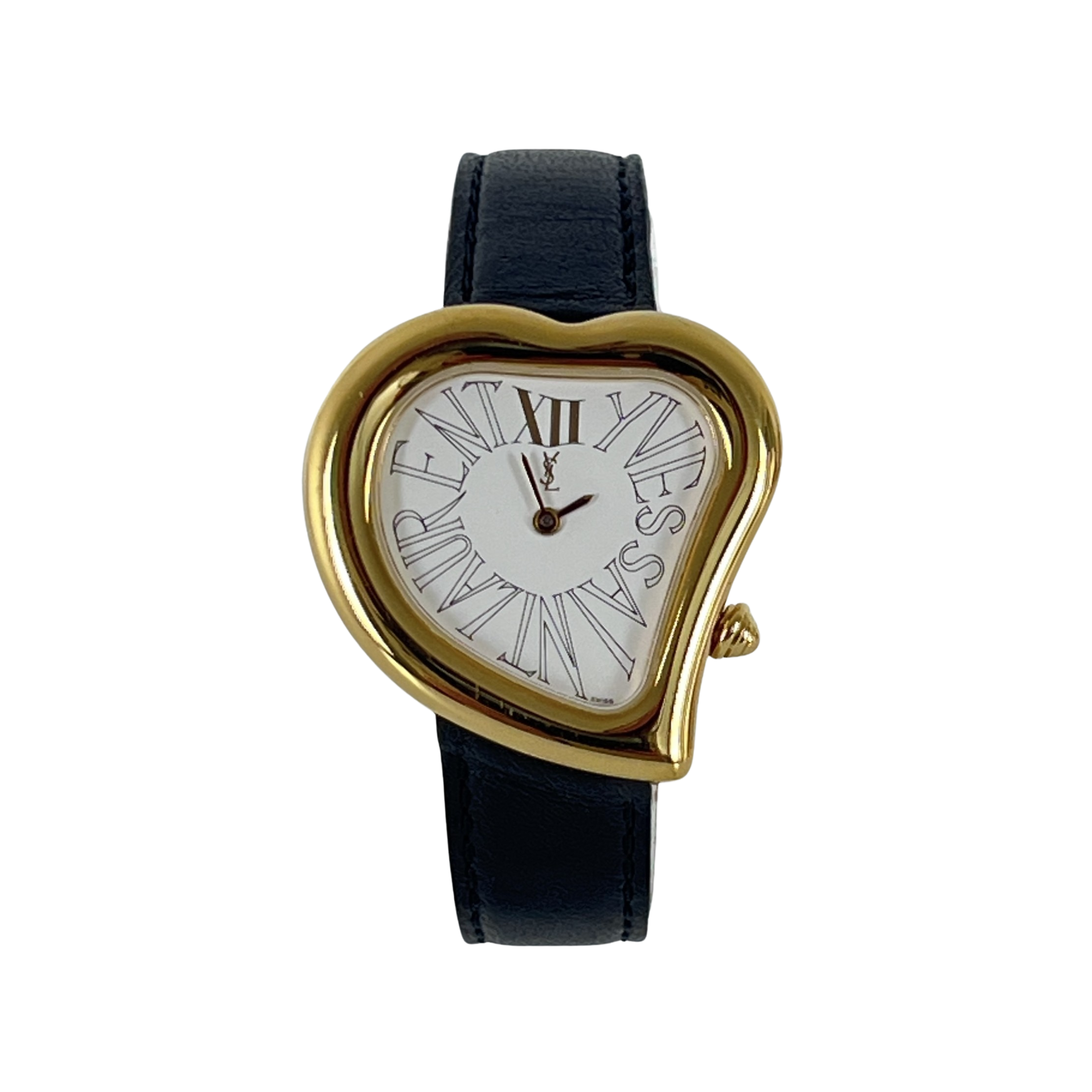 Montre YVES SAINT LAURENT Heart plaqué or dorée