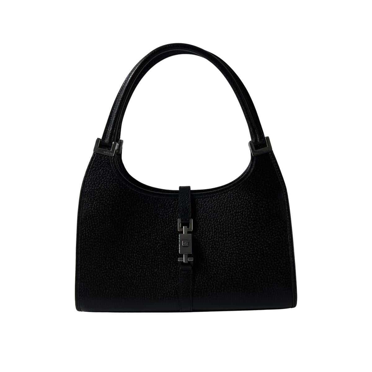 GUCCI Jackie black leather handbag
