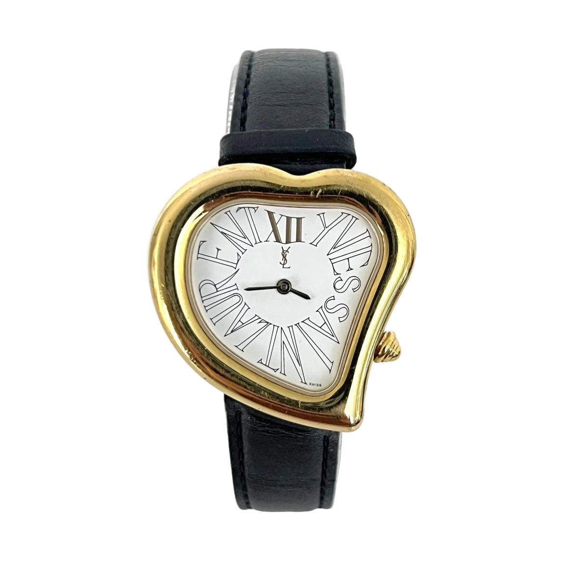 Montre YVES SAINT LAURENT Heart plaqué or doré