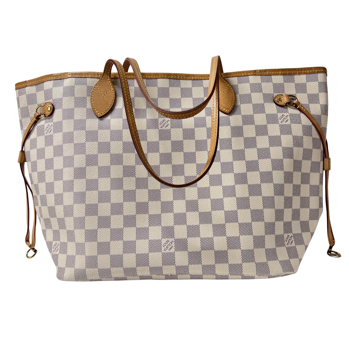 LOUIS VUITTON Neverfull GM handbag in multi-colored canvas and leather