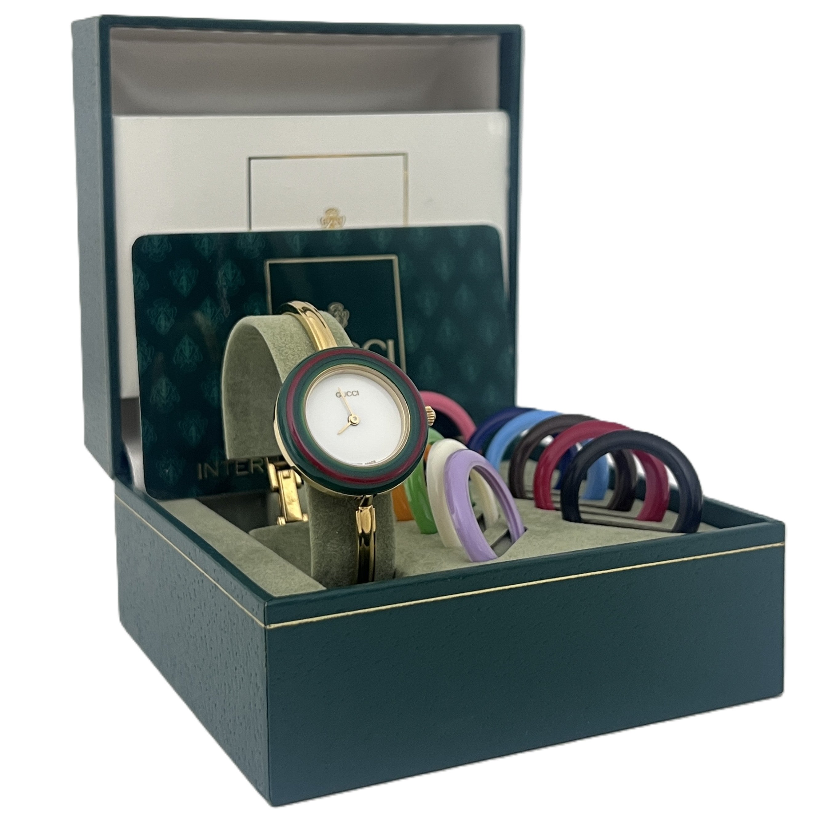 GUCCI Play gold-plated watch