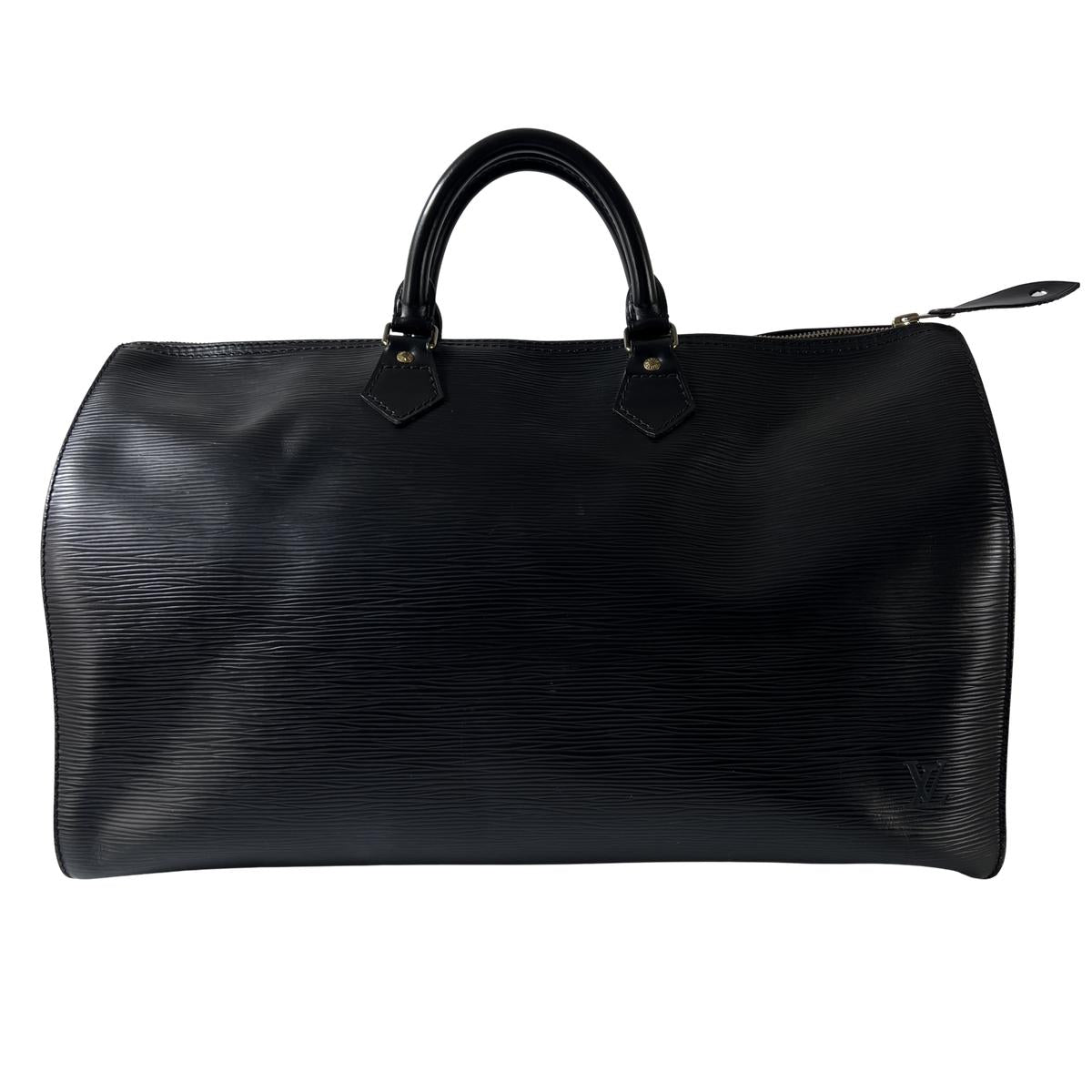 Sac à main LOUIS VUITTON Speedy 40 cuie épi noir