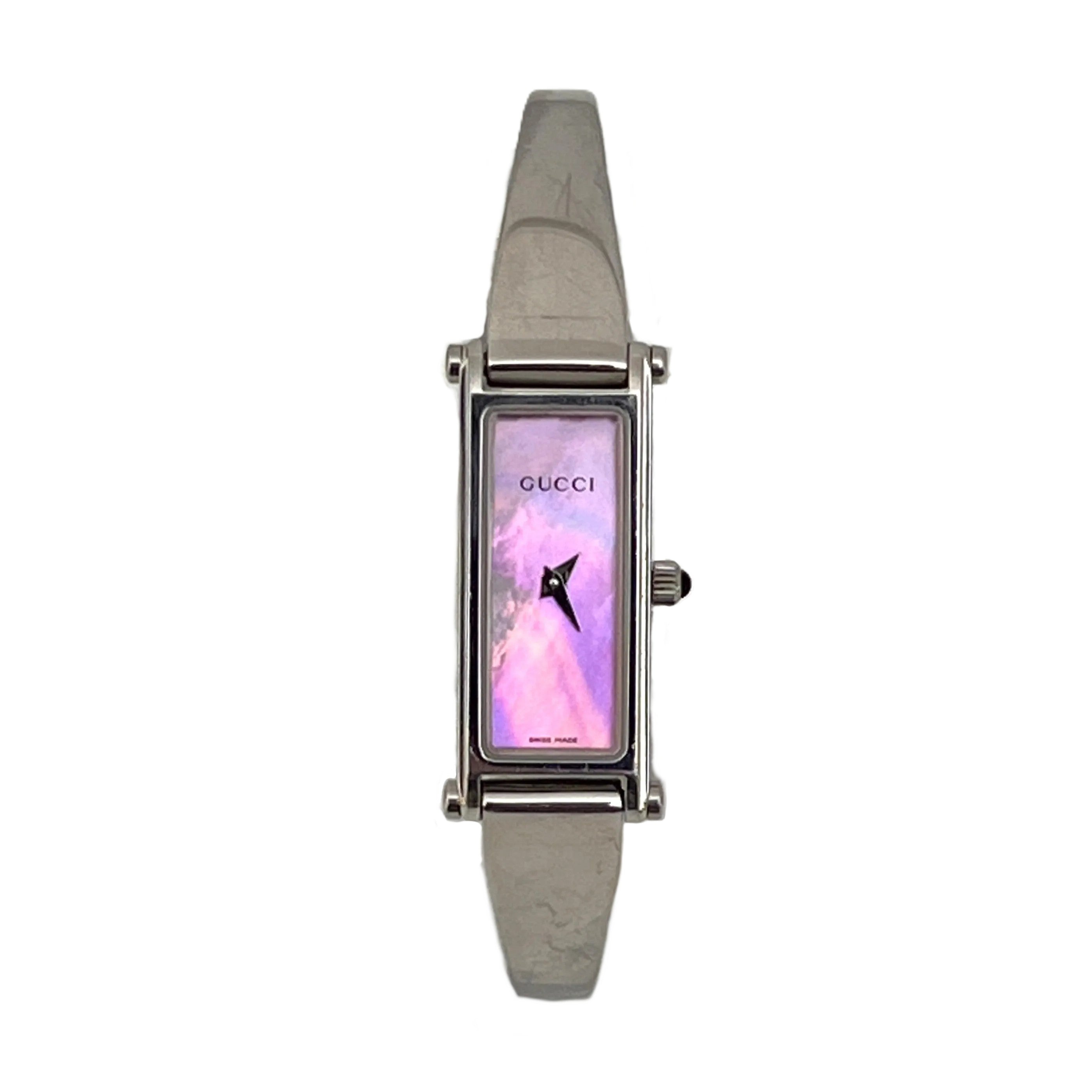 GUCCI 1500 L Silver Steel Watch