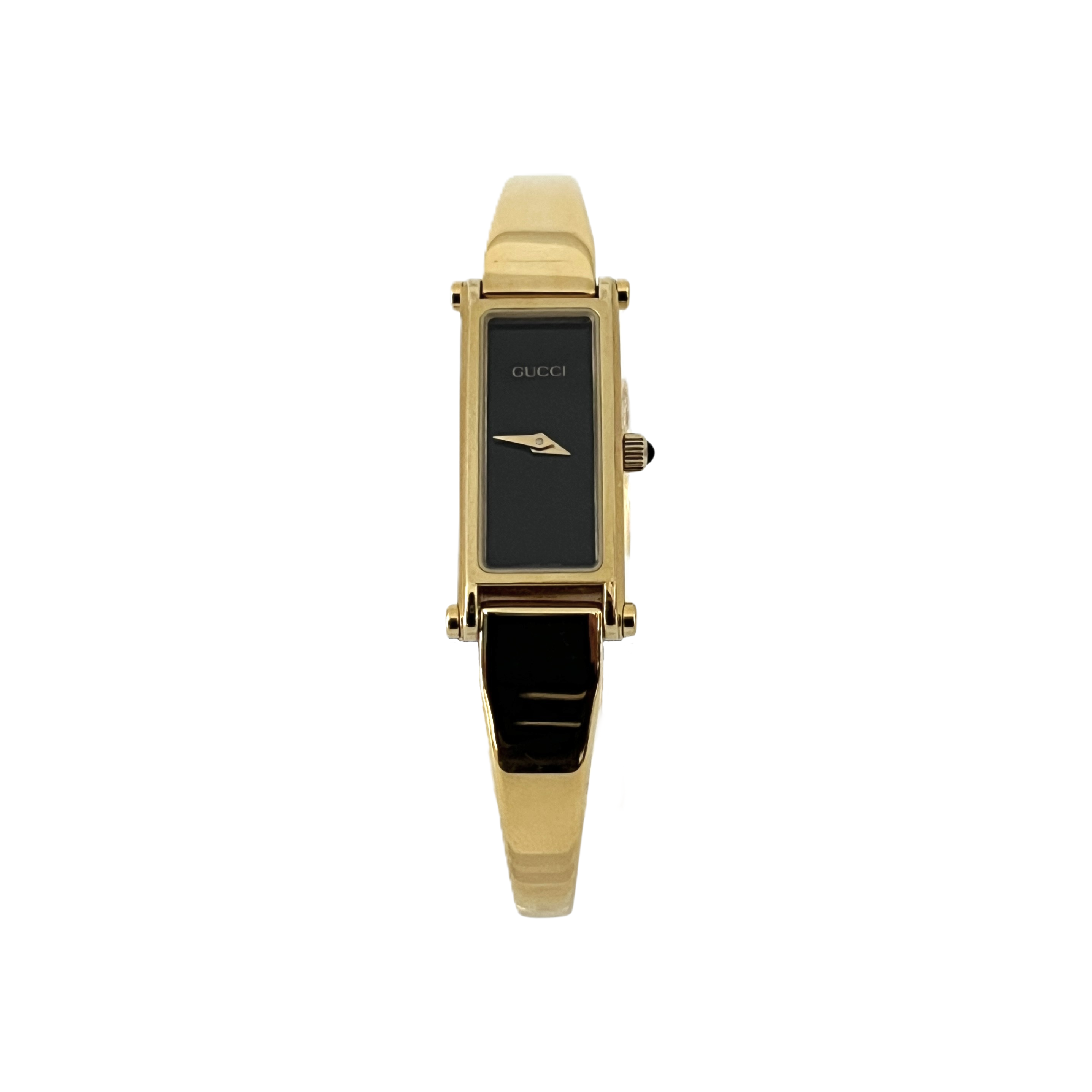 Montre GUCCI 1500 plaqué or dorée