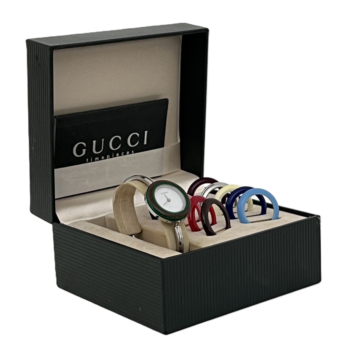 GUCCI Play silver steel watch